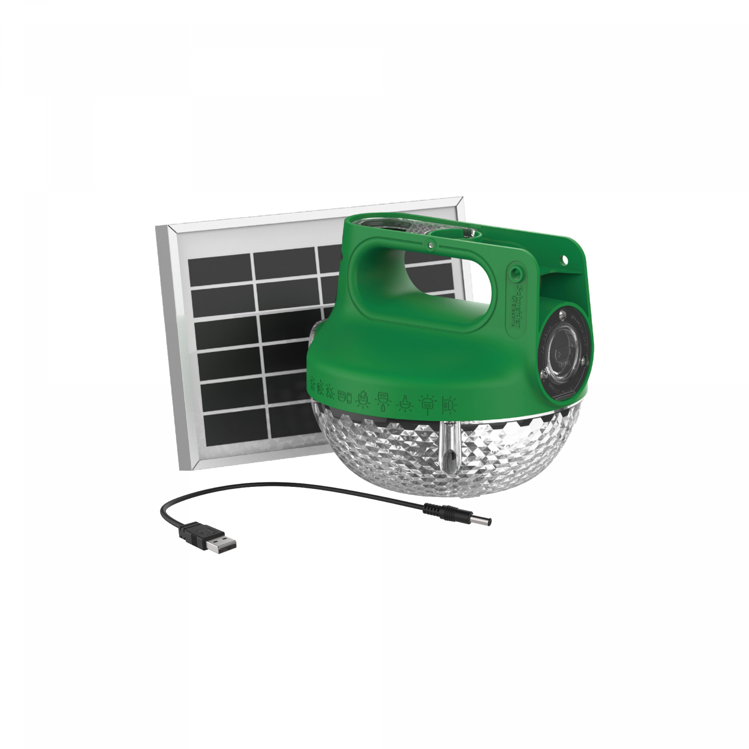 New Mobiya Original - Lampe solaire portable 4 flux lumineux de 20 à 280 lm