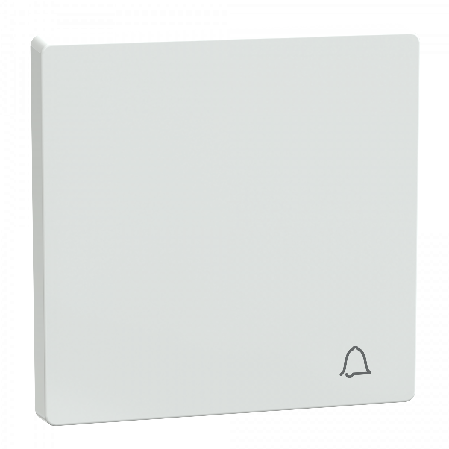 D-Life - enjoliveur pour commande simple avec picto carillon - blanc lotus