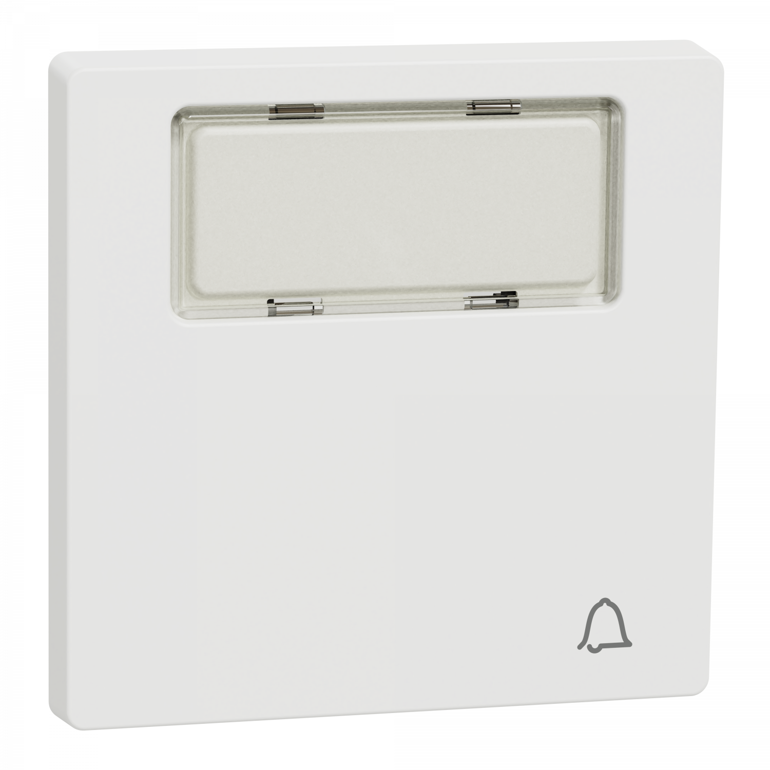 D-Life - enjoliveur pr commande simple étiquet picto carillon - blanc nordic mat