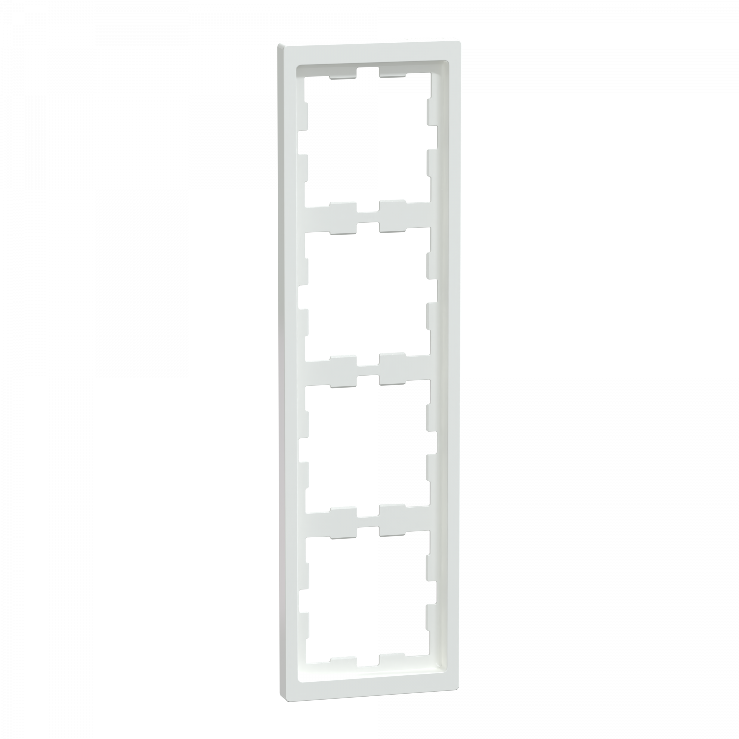 D-Life - cadre de finition - blanc lotus - 4 postes