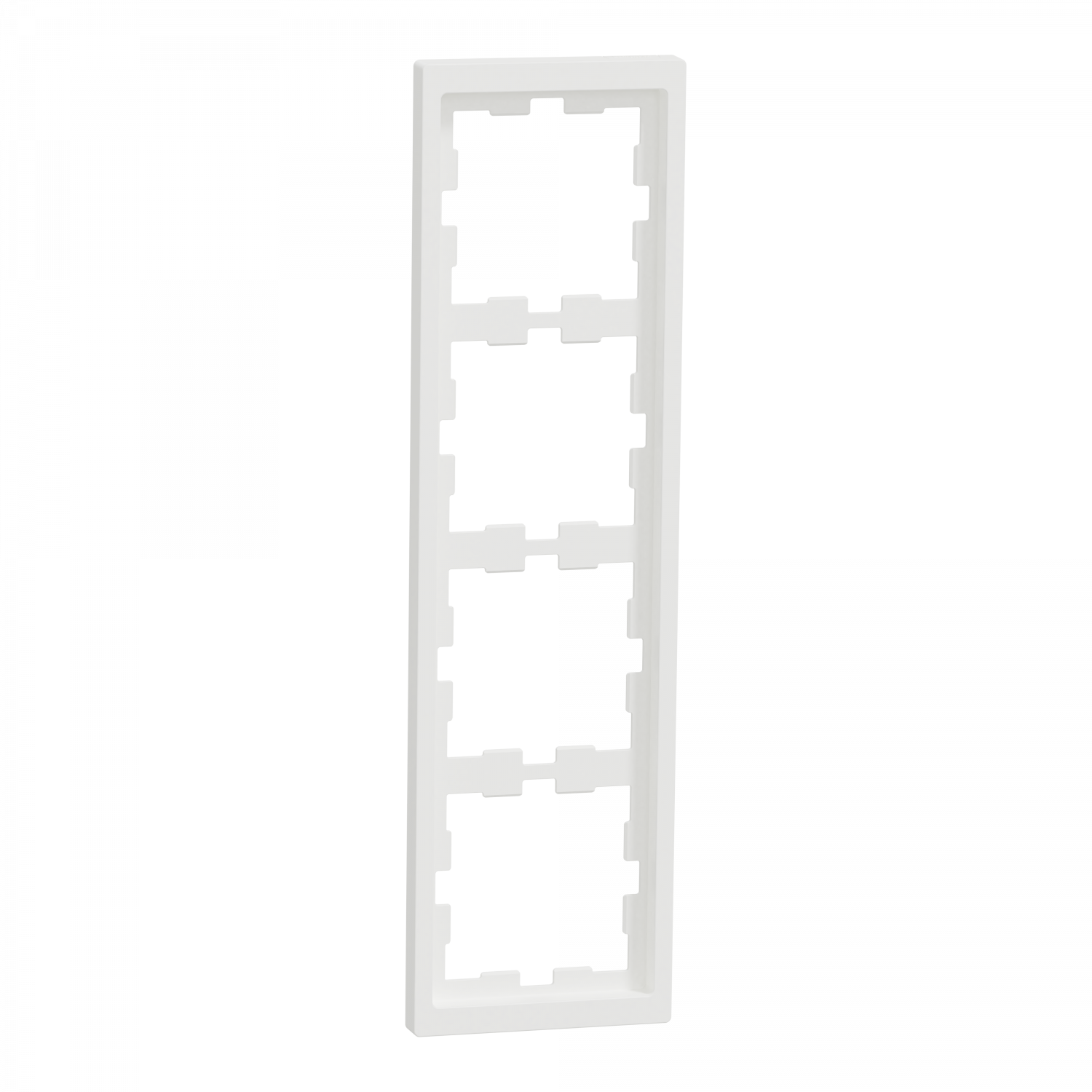 D-Life - cadre de finition - blanc nordic mat - 4 postes