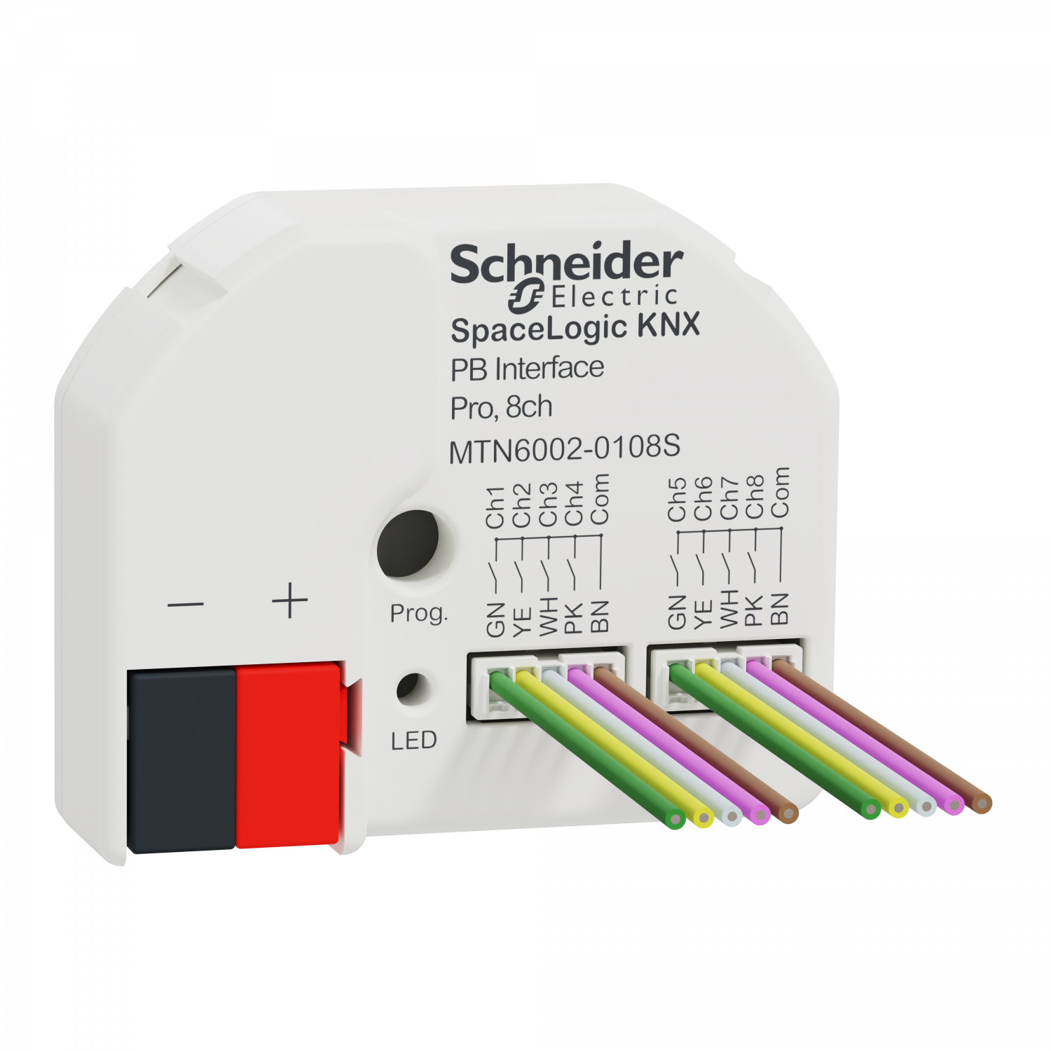 SpaceLogic KNX Interface Bouton Poussoir Pro, 8 canaux, Secure