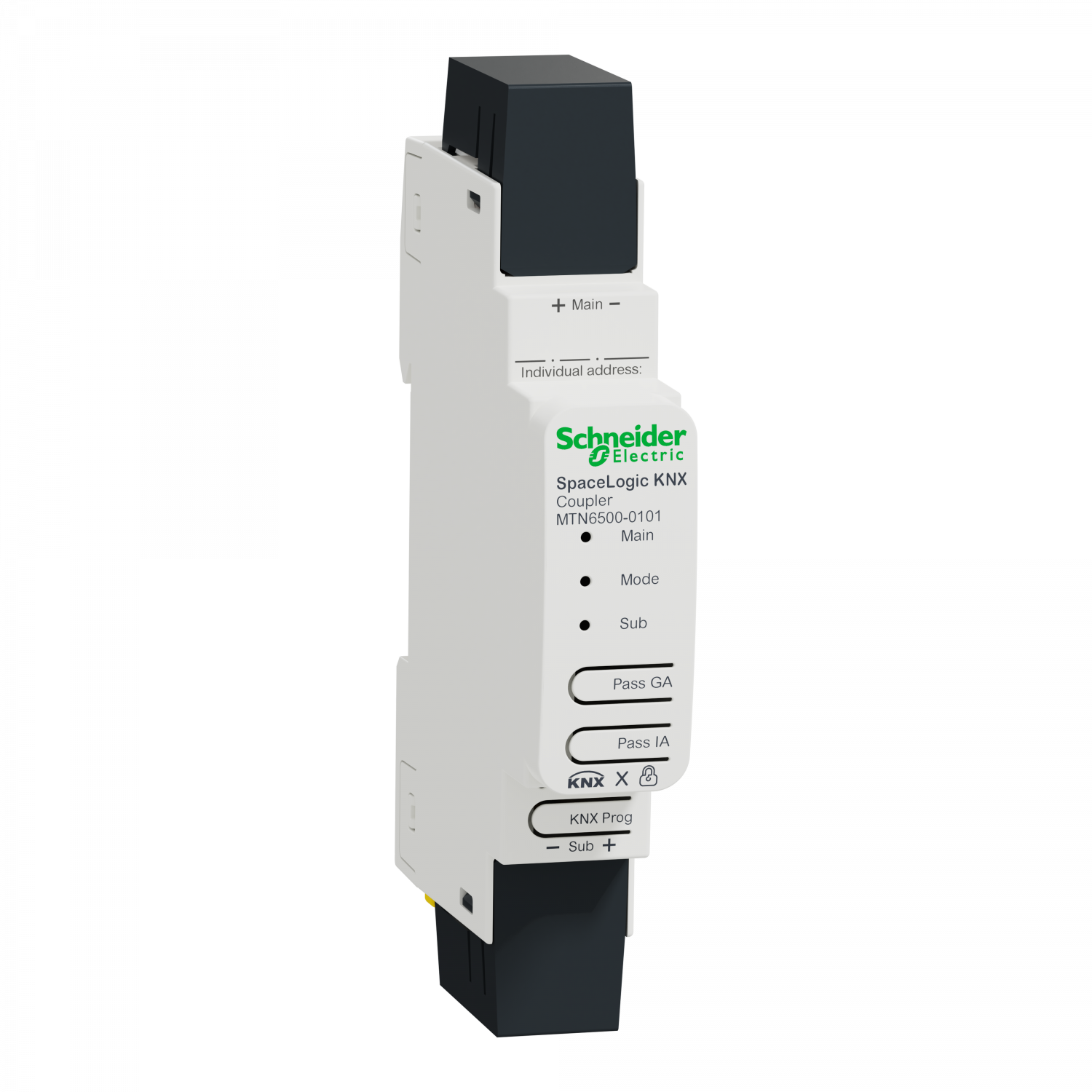 SpaceLogic KNX - coupleur secure - rail Din