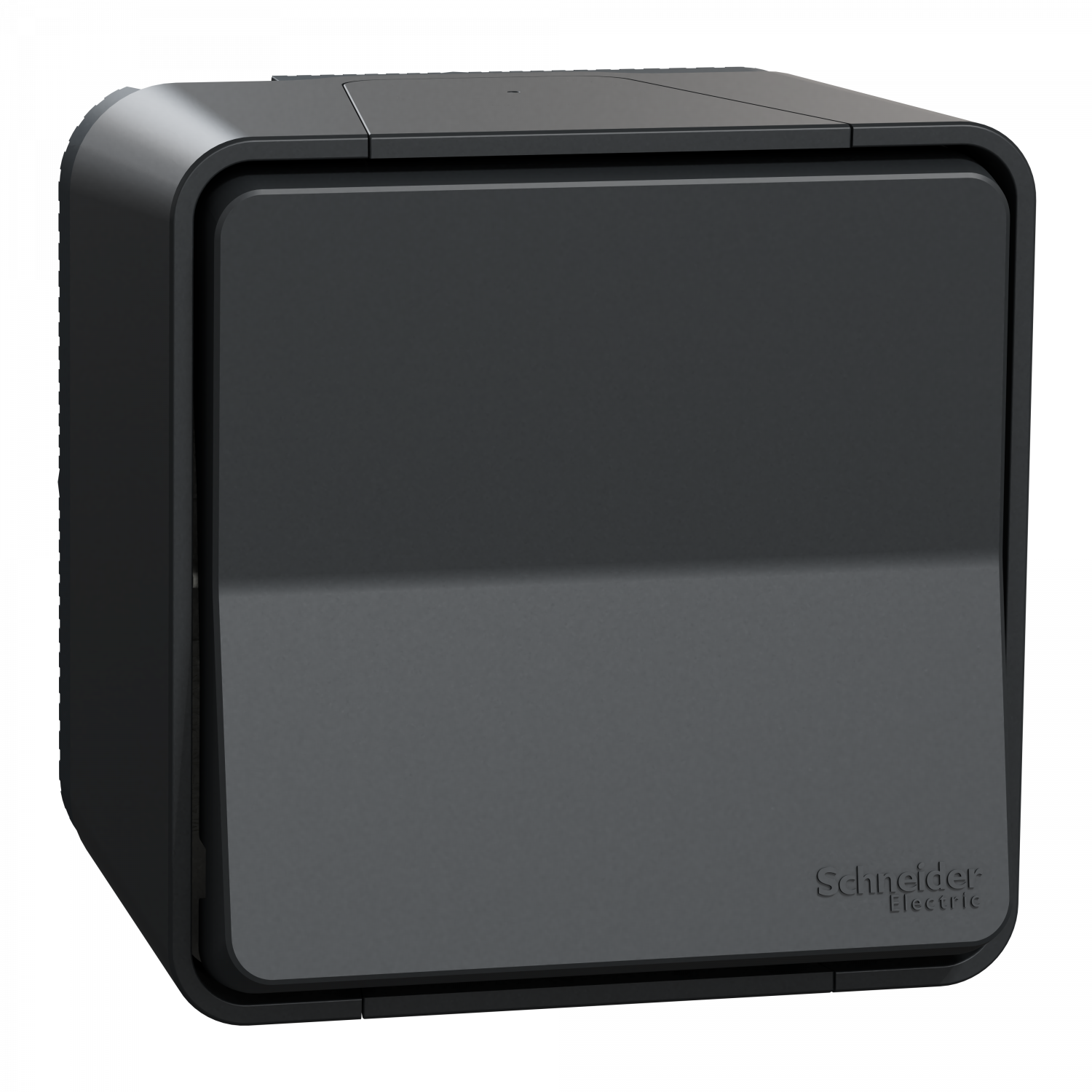 Mureva Styl - Bouton poussoir - saillie - IP55 - IK08 - connexion auto - gris