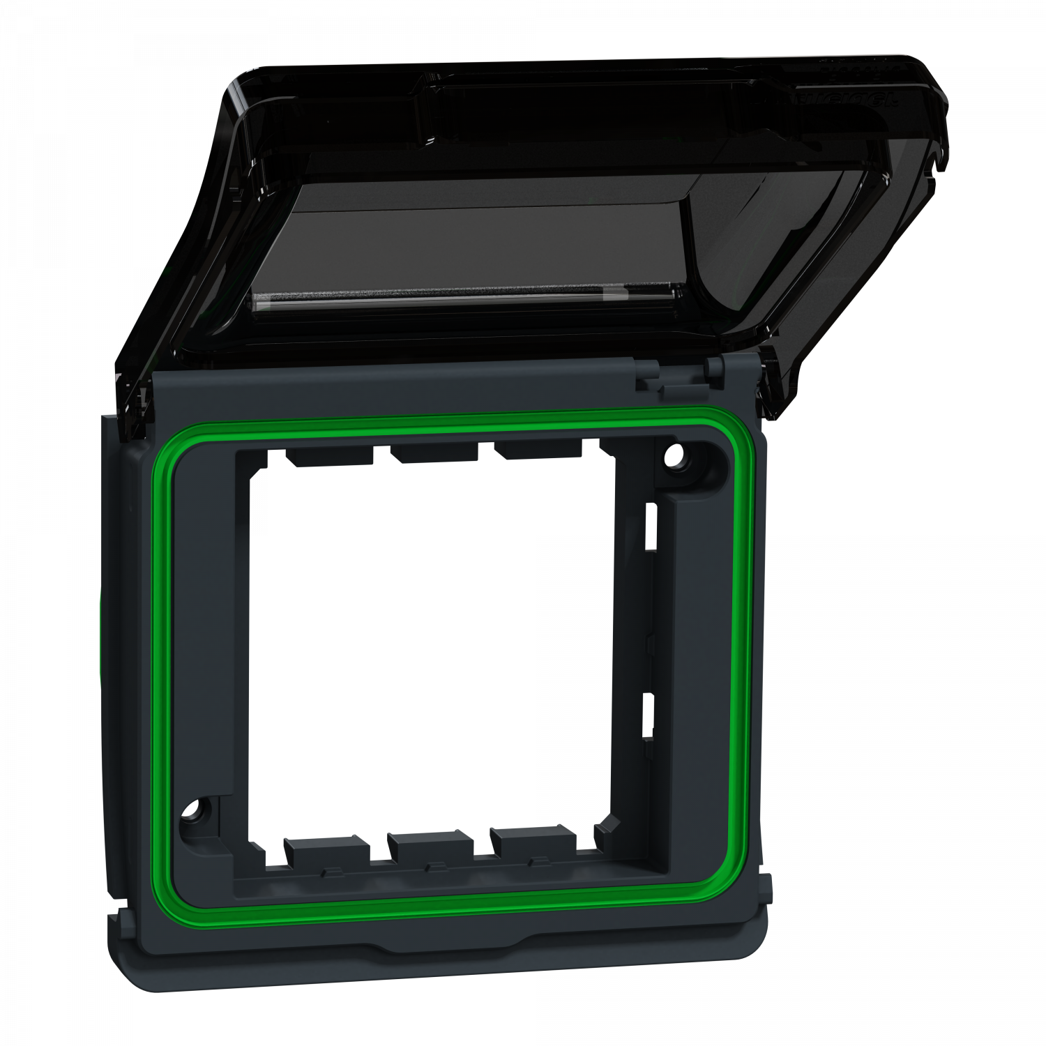 Mureva Styl - Adaptateur pour fonction 45X45 - composable - IP55 - IK07 - gris