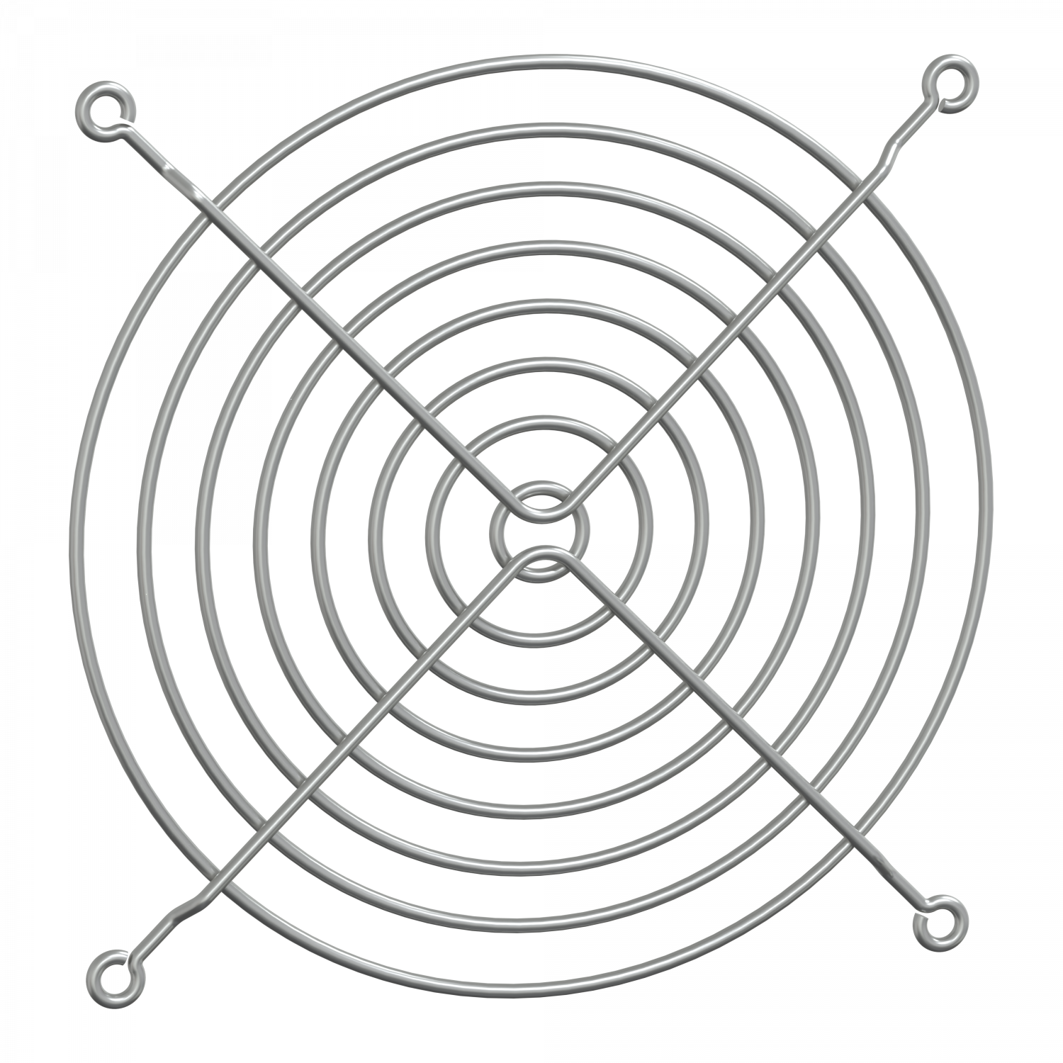 ClimaSys - grille métallique - protection arrière - découpe Ø114mm