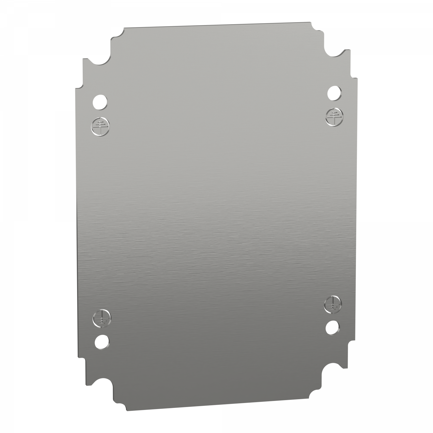 PanelSeT - châssis plein - acier galva. - pour coffret H=250xL=200mm