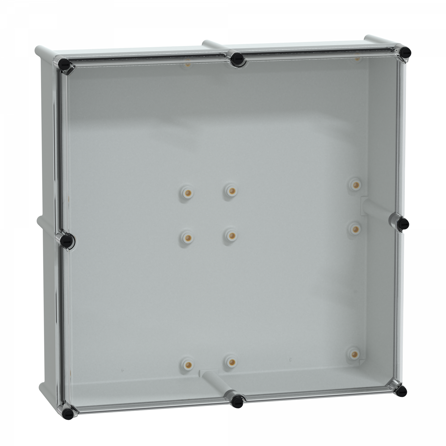 PanelSeT PLS - Boite avec Couvercle transparent 54x54x18 Ral 7035