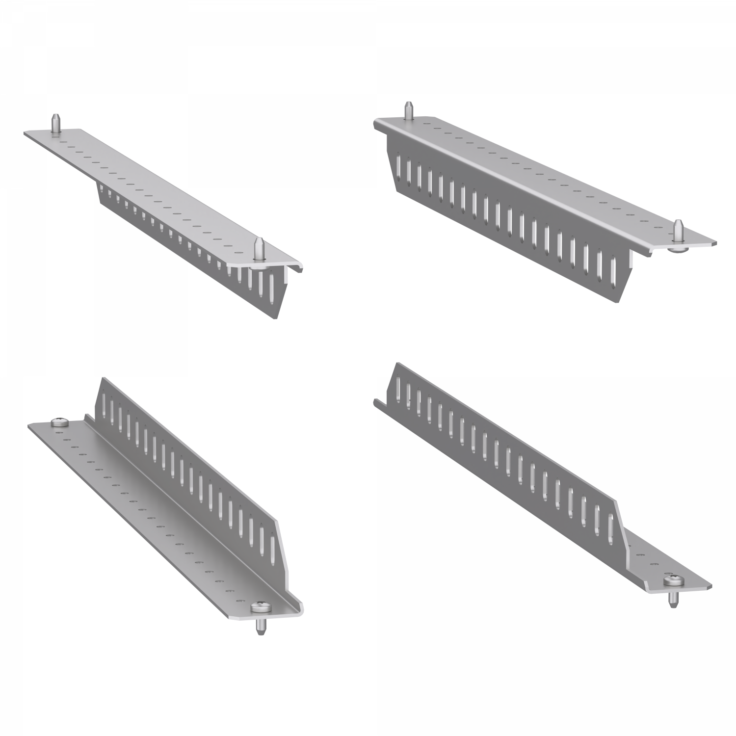 PanelSeT Accessoires - 4 équerres de support pour châssis 19''fixe P600mm