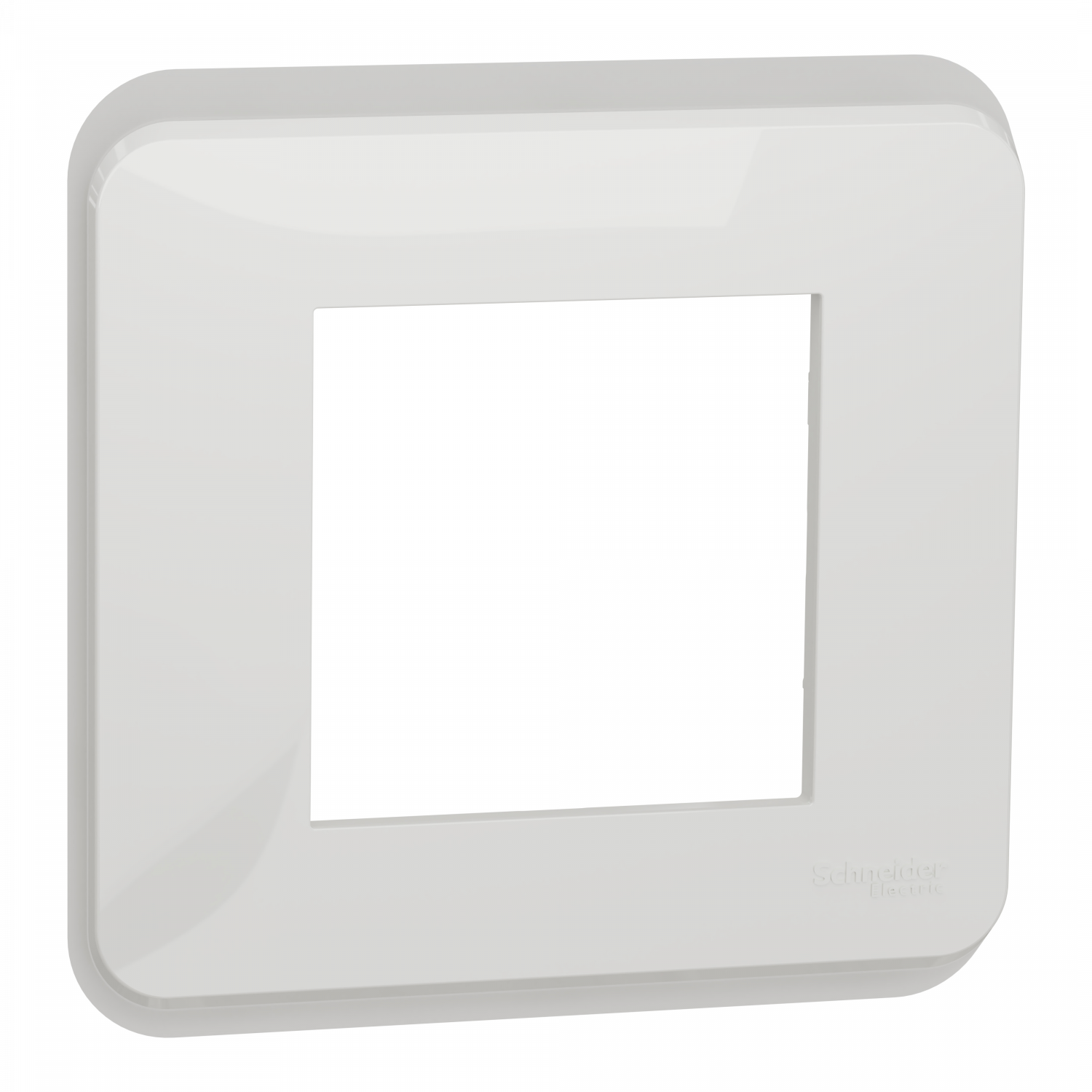 Unica Pro - plaque de finition - Blanc - 1 poste