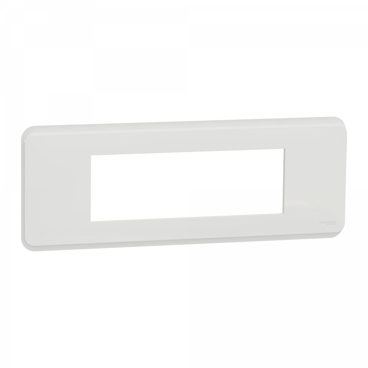 Unica Pro - plaque de finition - Blanc antibactérien - 6 modules