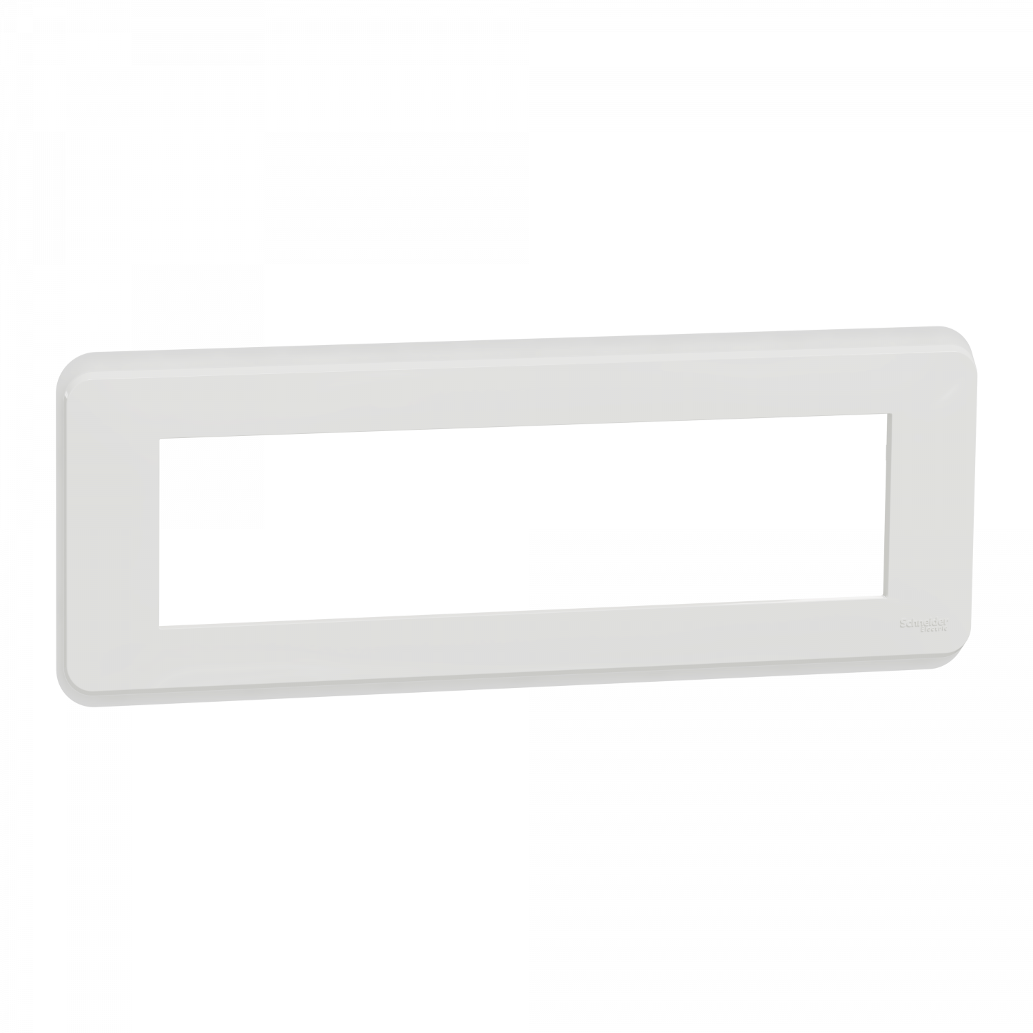 Unica Pro - plaque de finition - Blanc - 8 modules