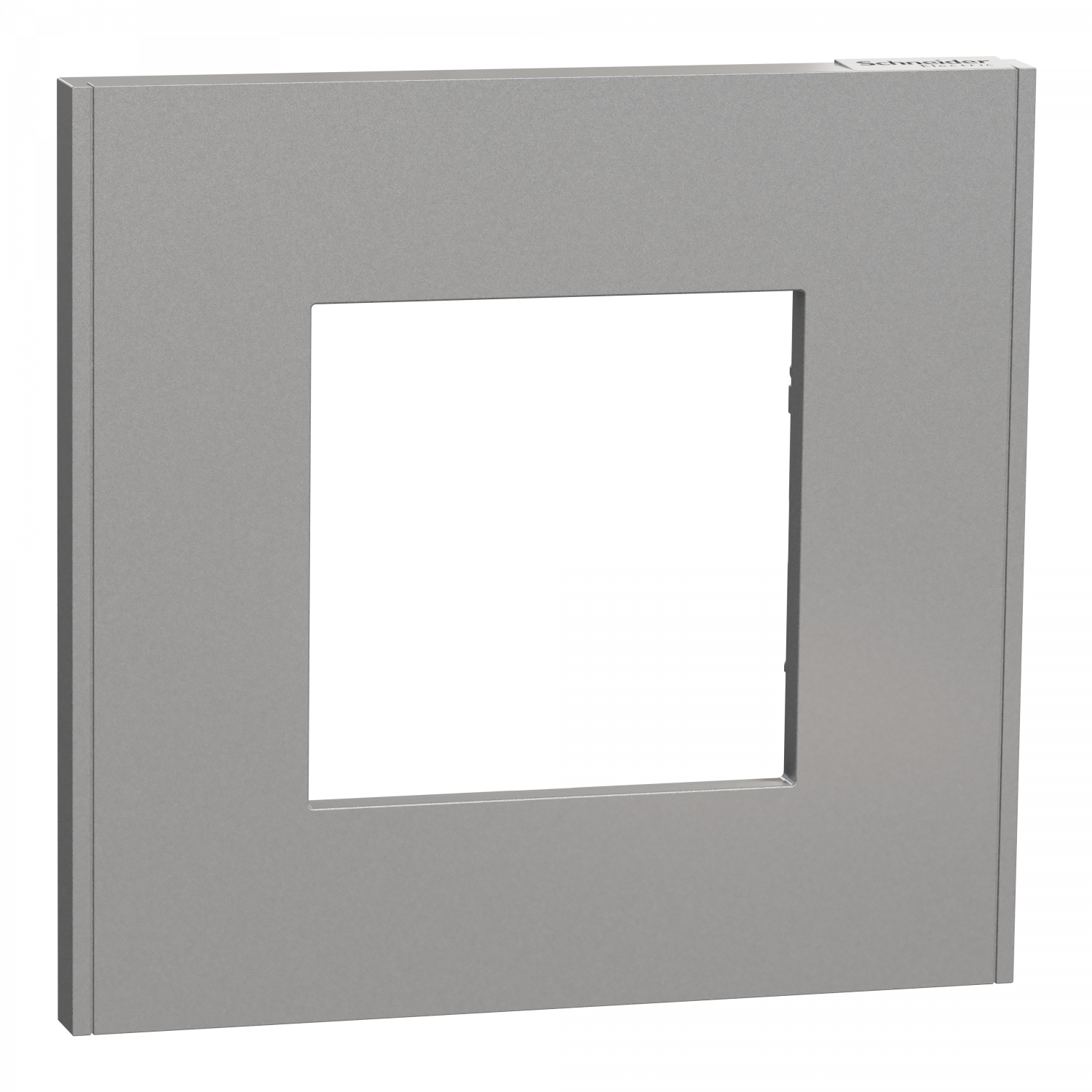 Unica Déco Essentielle - Plaque de finition - Aluminium - 1 poste