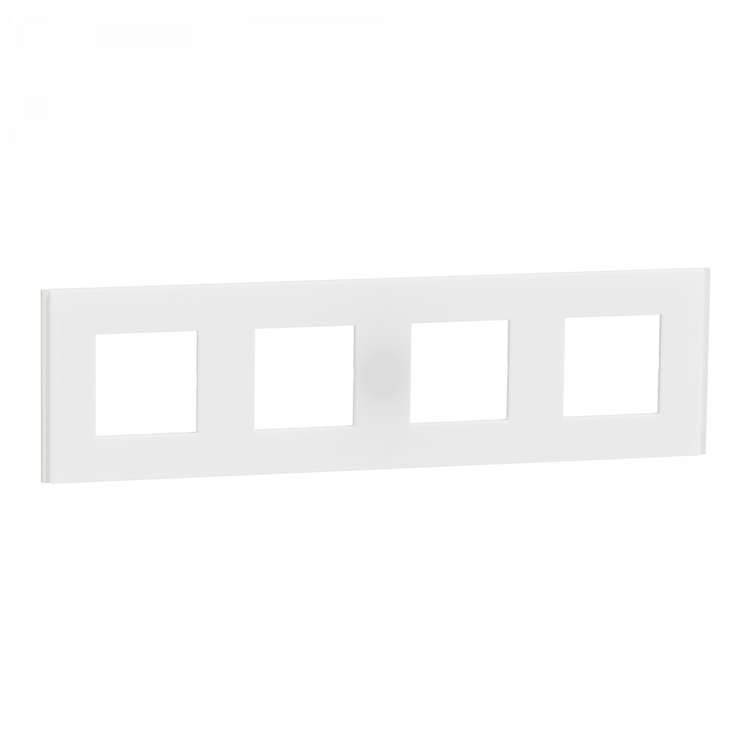 Unica Déco Signature - Plaque de finition - Blanc neige - 4P horiz vert