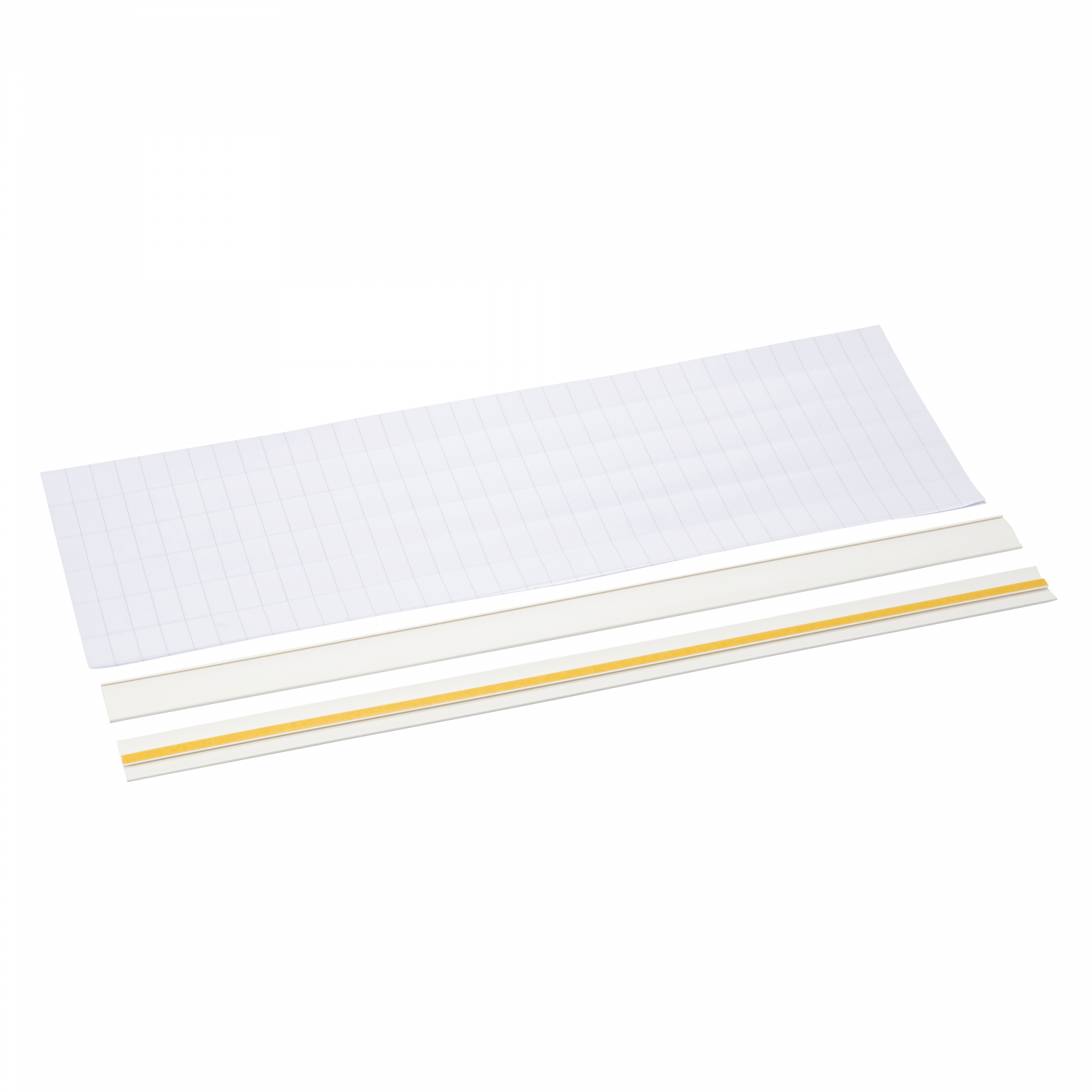 PrismaSeT G - Porte-étiquettes adhésives - L=650mm - H=36mm - lot de 12