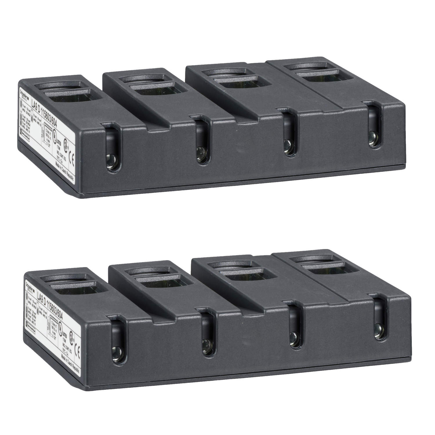 TeSys LA9D - bloc de connexion - pour 4 pôles TeSys LC1D115 - lot de 2