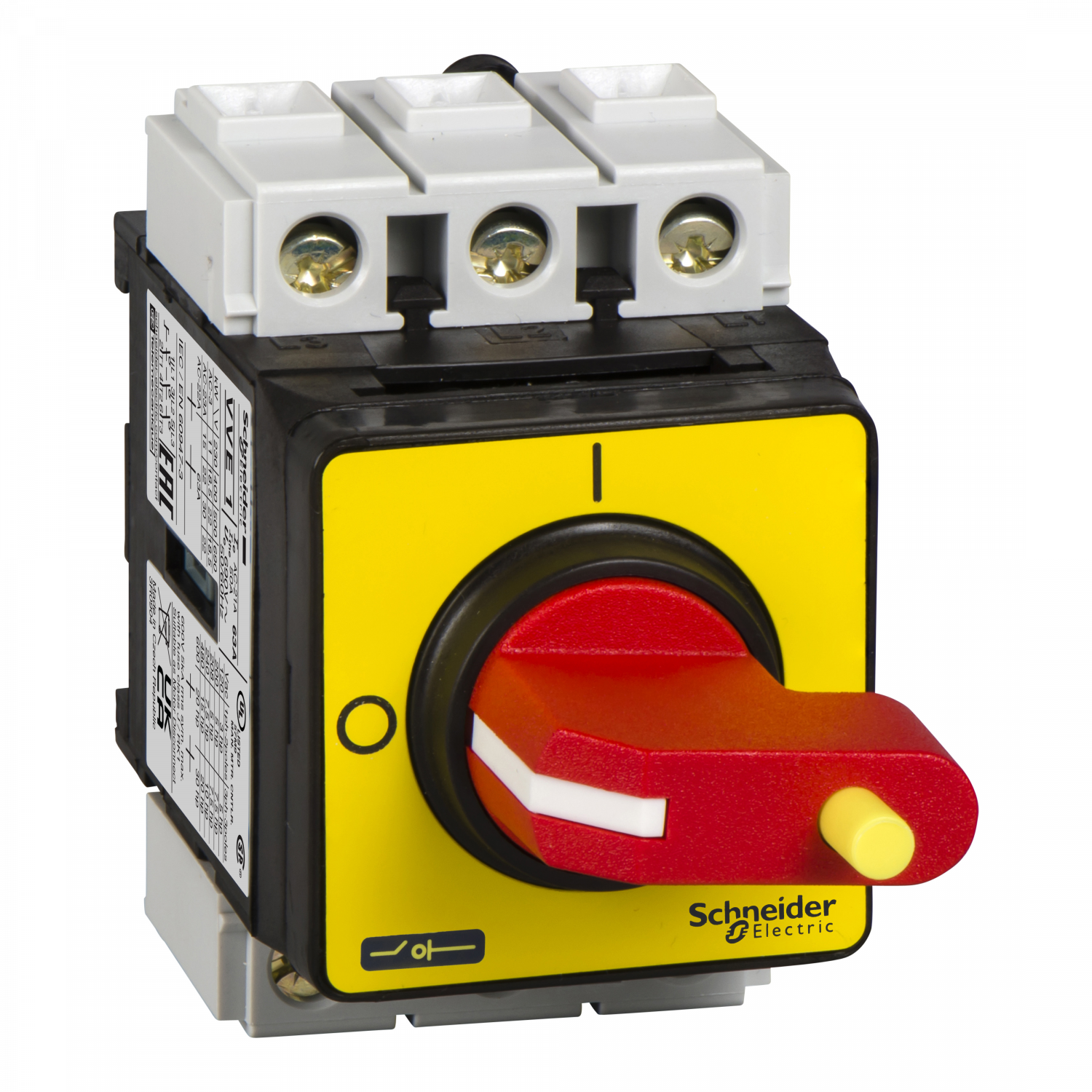 TeSys VVE - inter.-sectionneur - 3P - 690V 63A - poignée rouge cadenassable