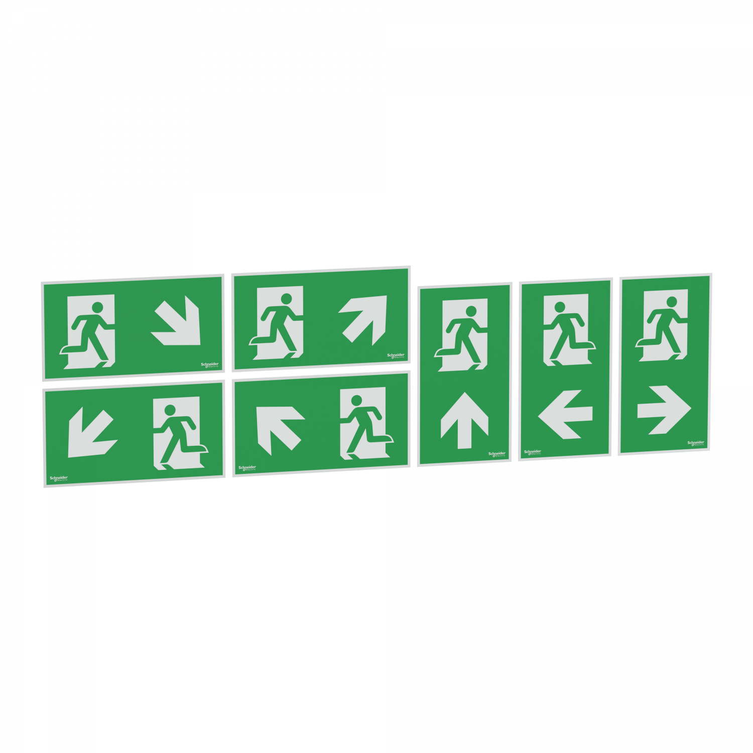 Exiway - kit pictogrammes flèches dédiées Smartexit