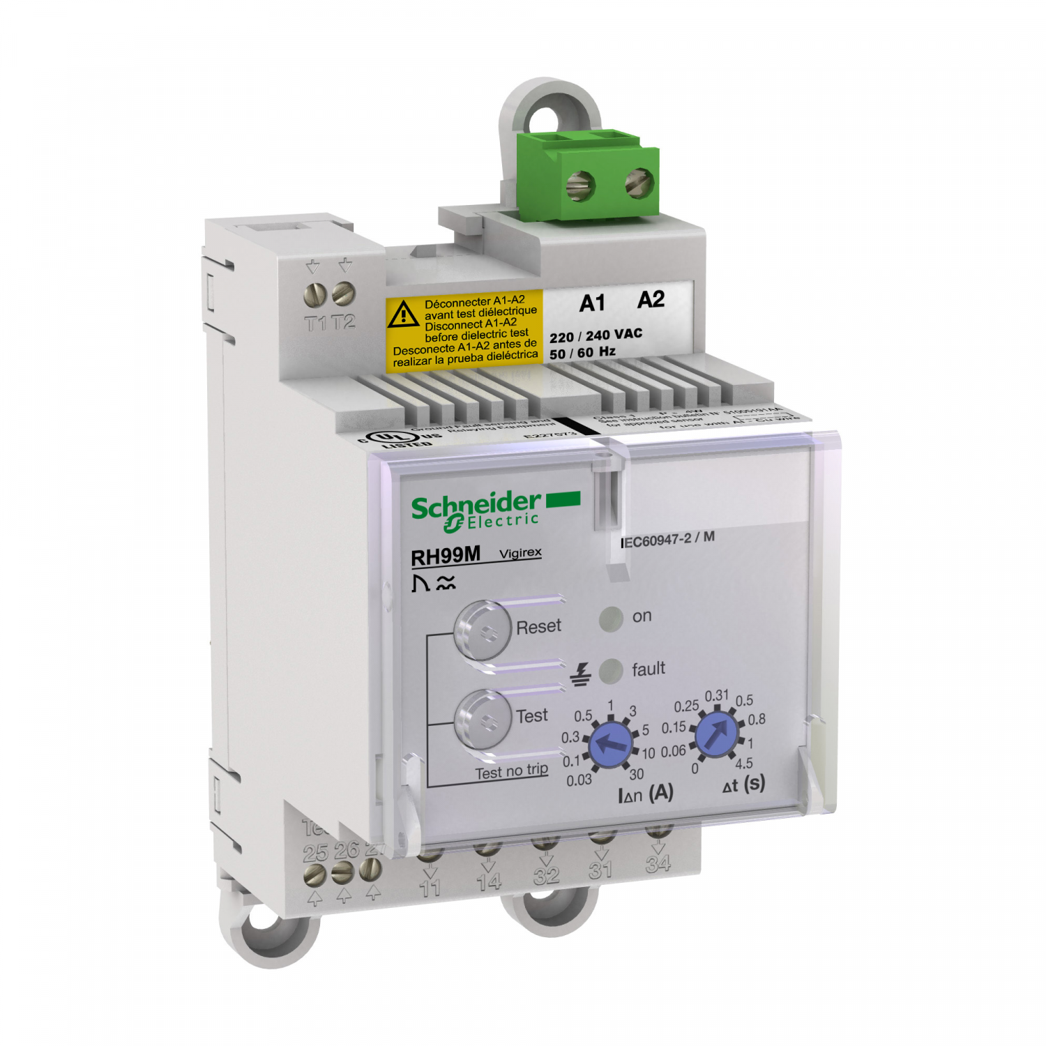 Vigirex RH99M 110-130VAC sensibilité 0,03-30A réarmement manuel