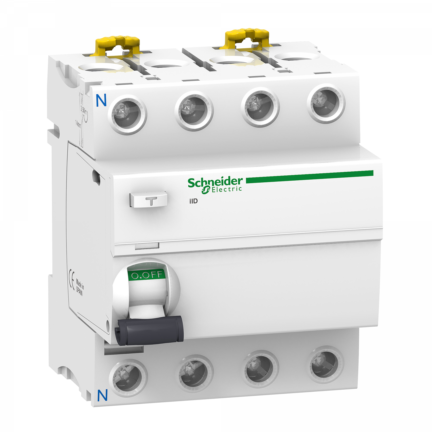 Acti9, iID interrupteur différentiel 4P 100A 30mA type AC