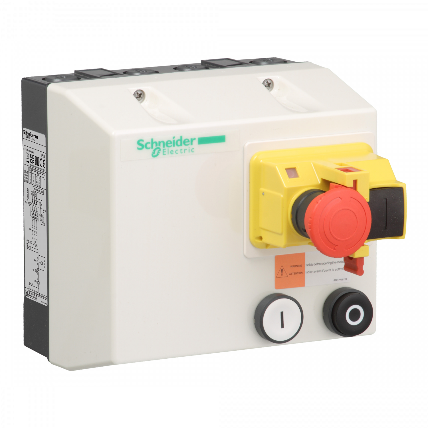 TeSys LG7K - démarreur en coffret - 1..1,6A - bobine 220Vca