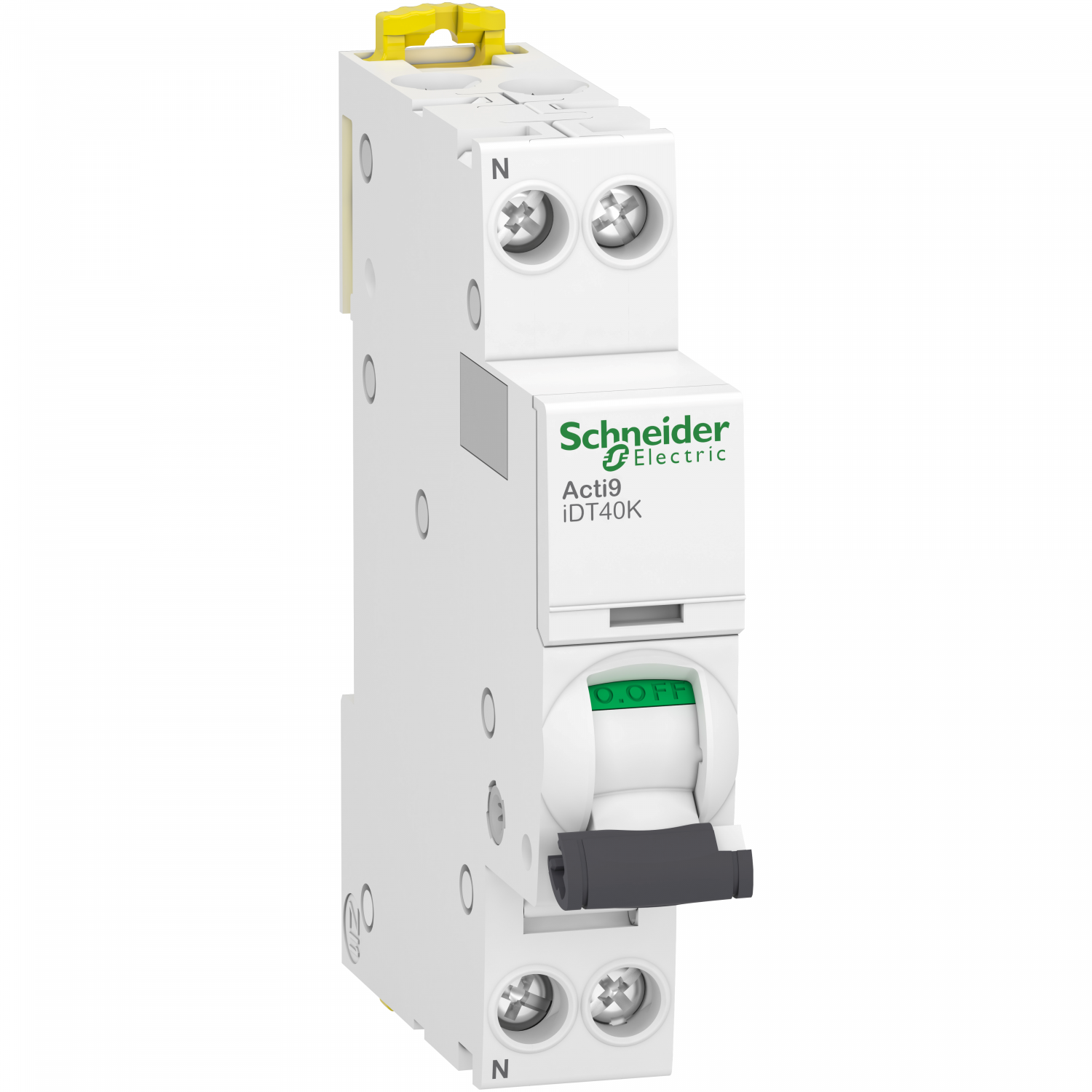 Acti9 iDT40K - Disjoncteur modulaire - 1P+N - 25A - Courbe C - 4500A/4,5kA