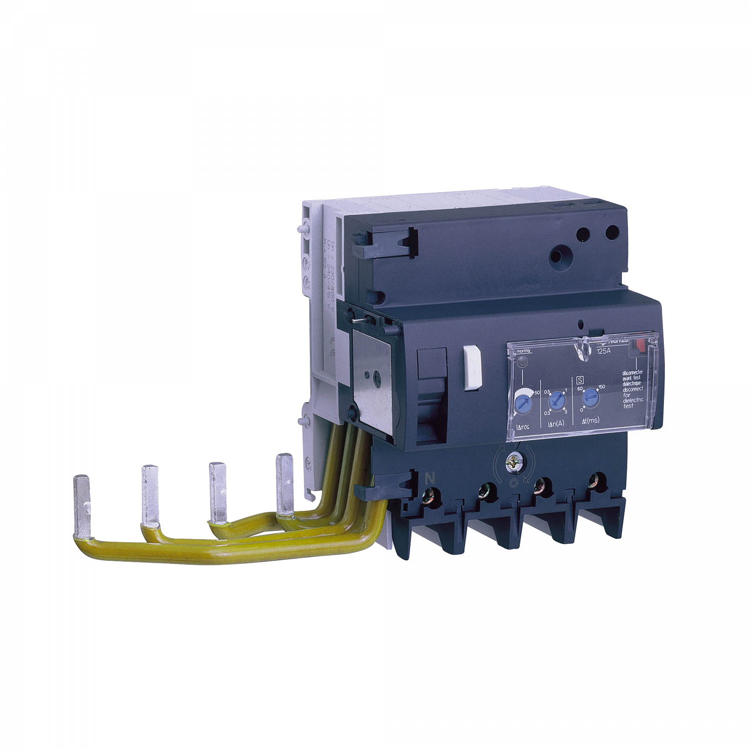 Vigi NG125 - Bloc diff. 230Vca/400Vca - 4P - 125A -300mA à 1000mA Sélect Type A