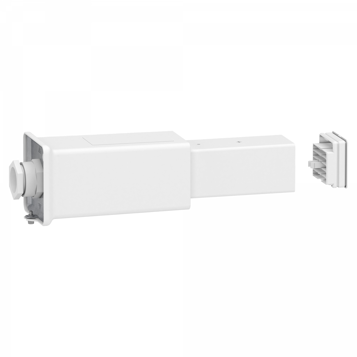 Canalis KBB - embout d'alimentation gauche 40A blanc - 3L+N+PE - bus