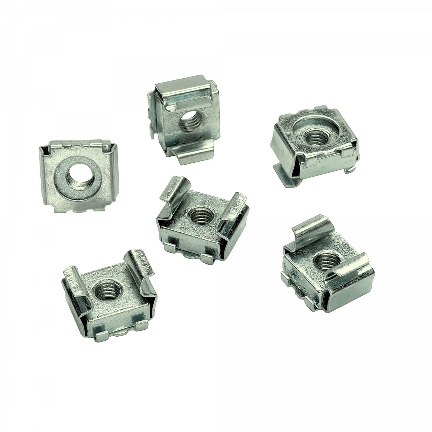 Actassi lot de 50 écrous-cage M6 carré 12