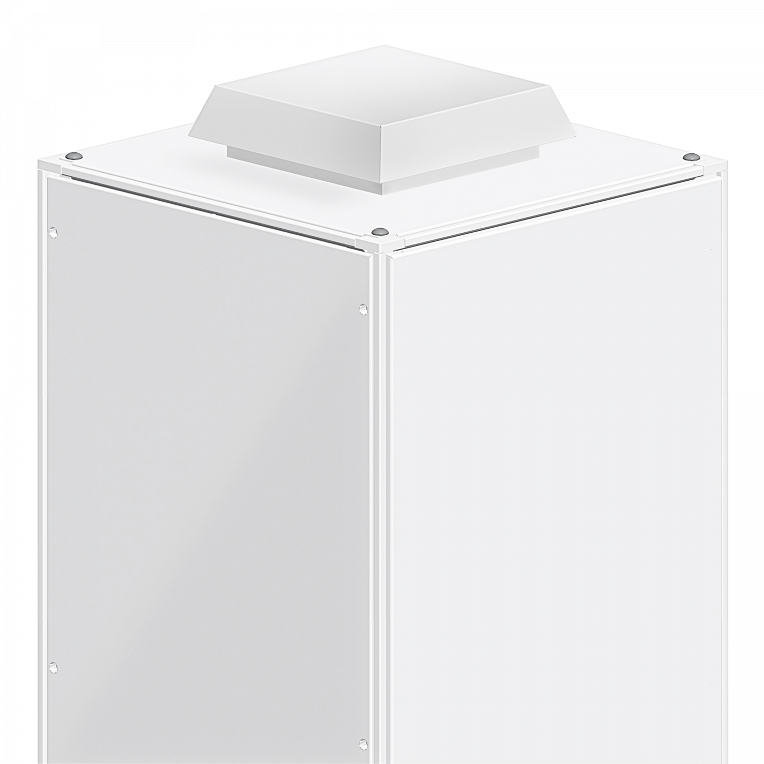 ClimaSys - Grille sortie toit - découpe 228x228mm RAL9003