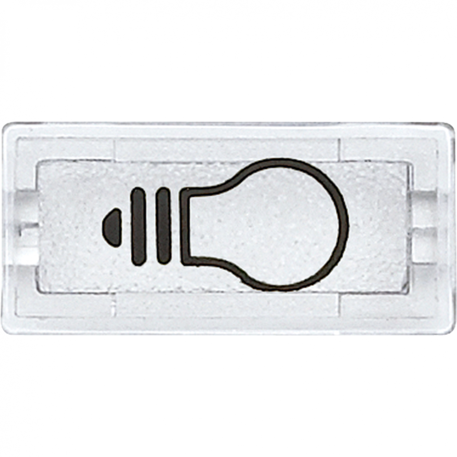 D-Life - symbole de rechange hublot d'enjoliveur - transparent picto ampoule