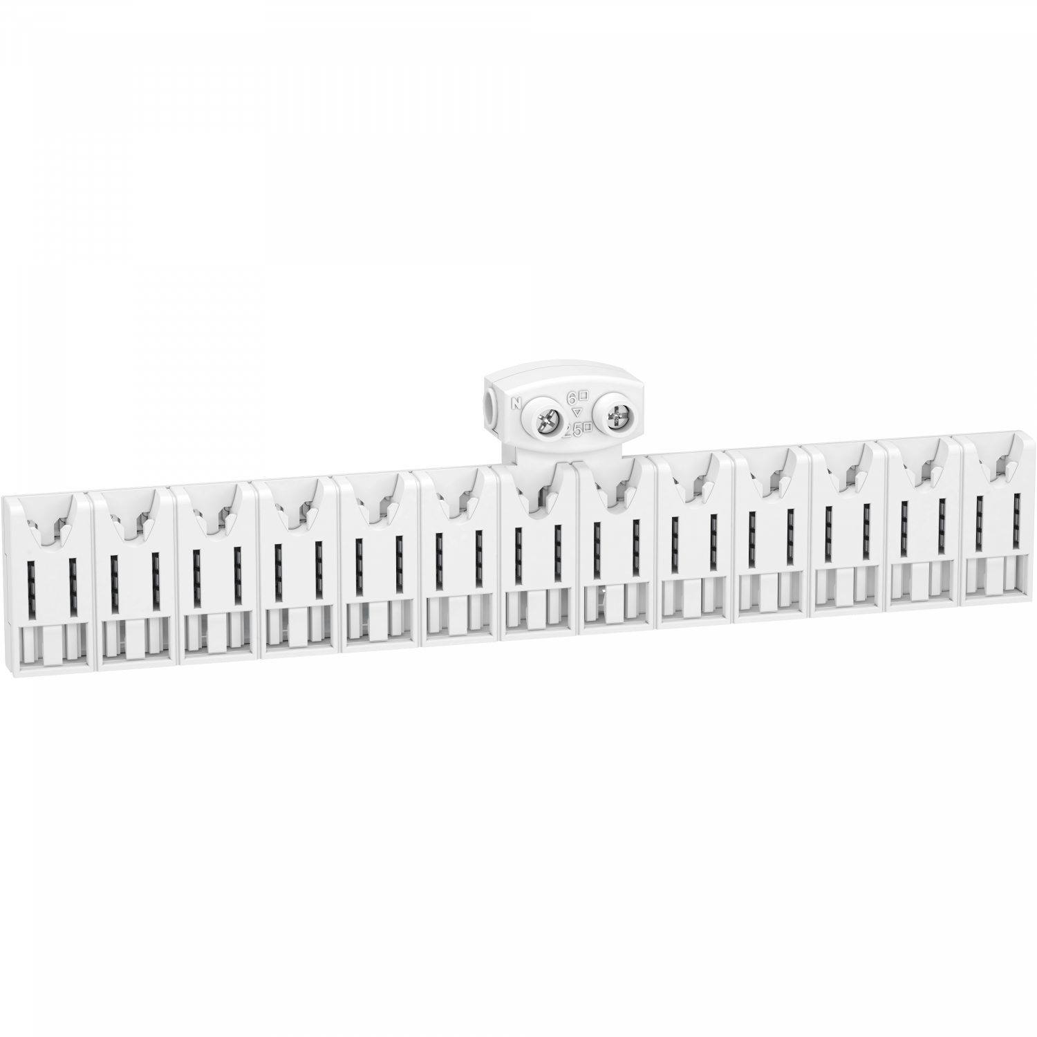 Resi9 XE - répartiteur système embrochable - 13 modules - avec connecteur