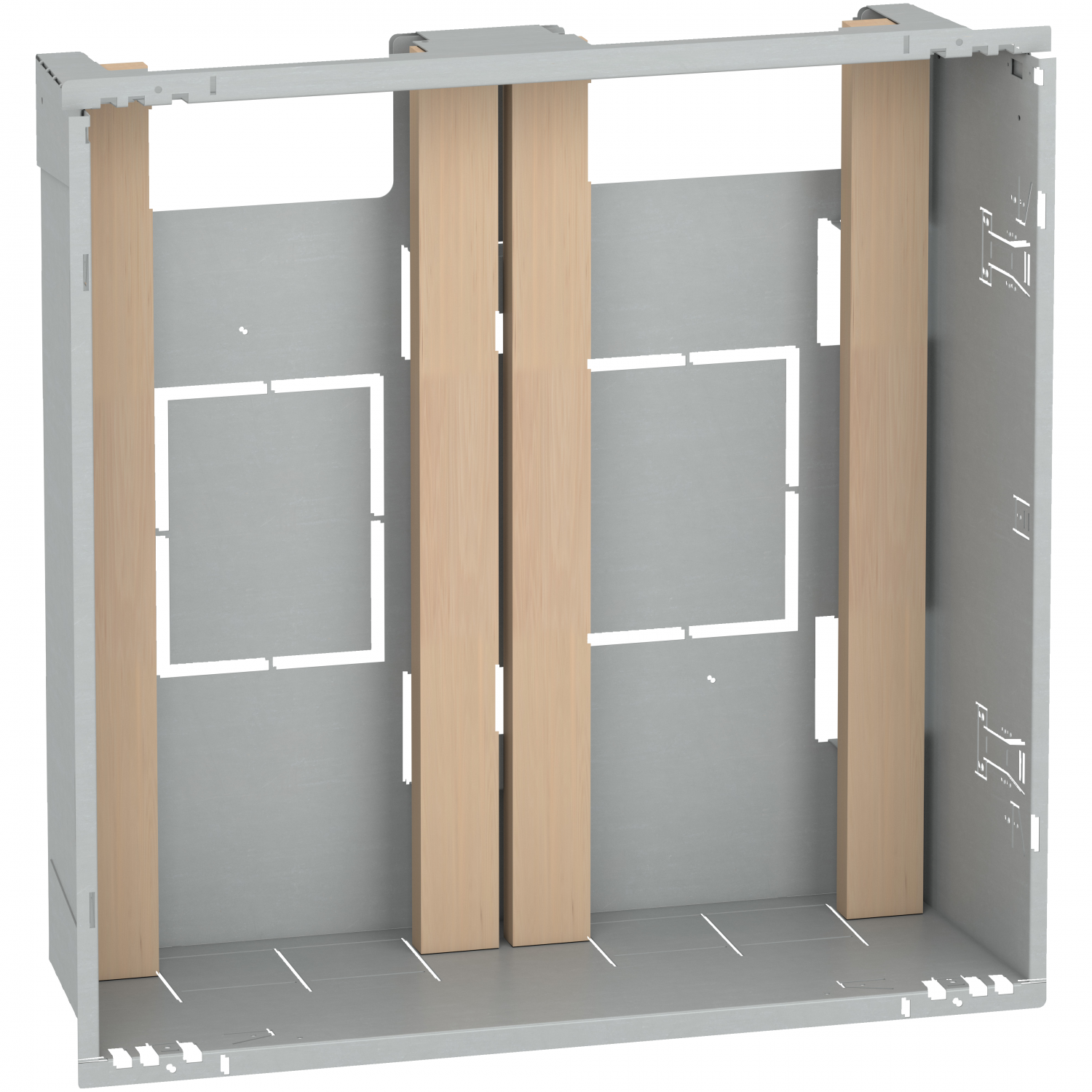 Resi9 - Bac d'encastrement 2x13 modules - hauteur utile 515 mm
