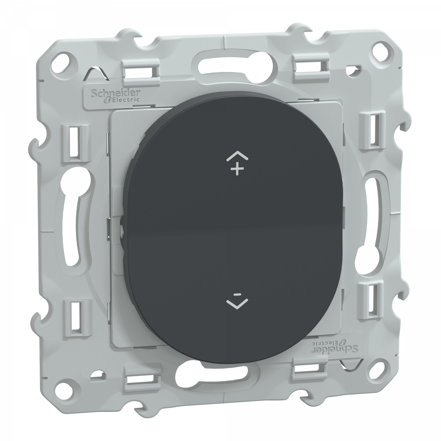 Wiser Ovalis - interrupteur centralisé sans fil 2 ou 4 BP - Anthracite