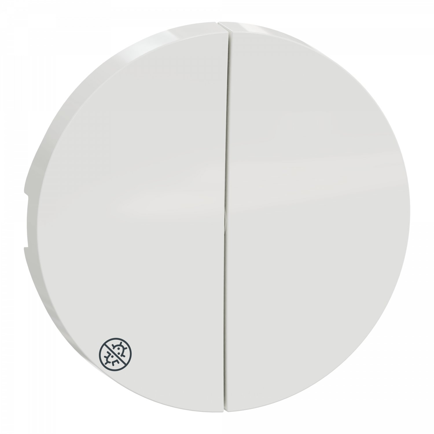 Odace - enjoliveur seul double VV- double poussoir- vv + poussoir -Antibacterien