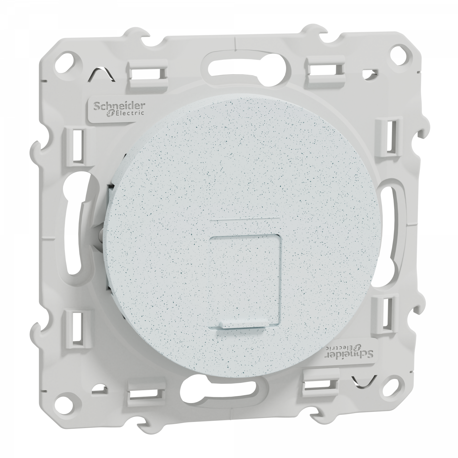 Odace - prise RJ45 cat.6 UTP - grade 1 à 2 (tél. + info.) - à vis - blc recyclé