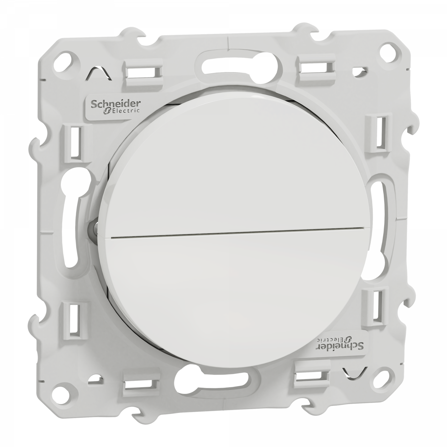 Odace - poussoir - blanc - 2 touches montée/descente pour volets-roulants