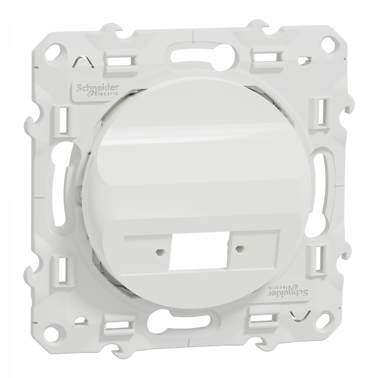 Odace - blanc - prise optique 1 sortie - compléter avec traversée VDIB6072001