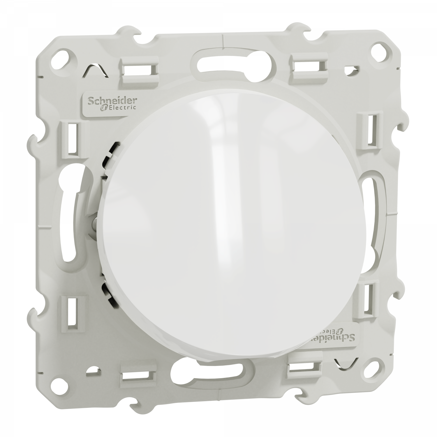 Odace - sortie de câble - blanc - serre câble 6 à 12 mm2