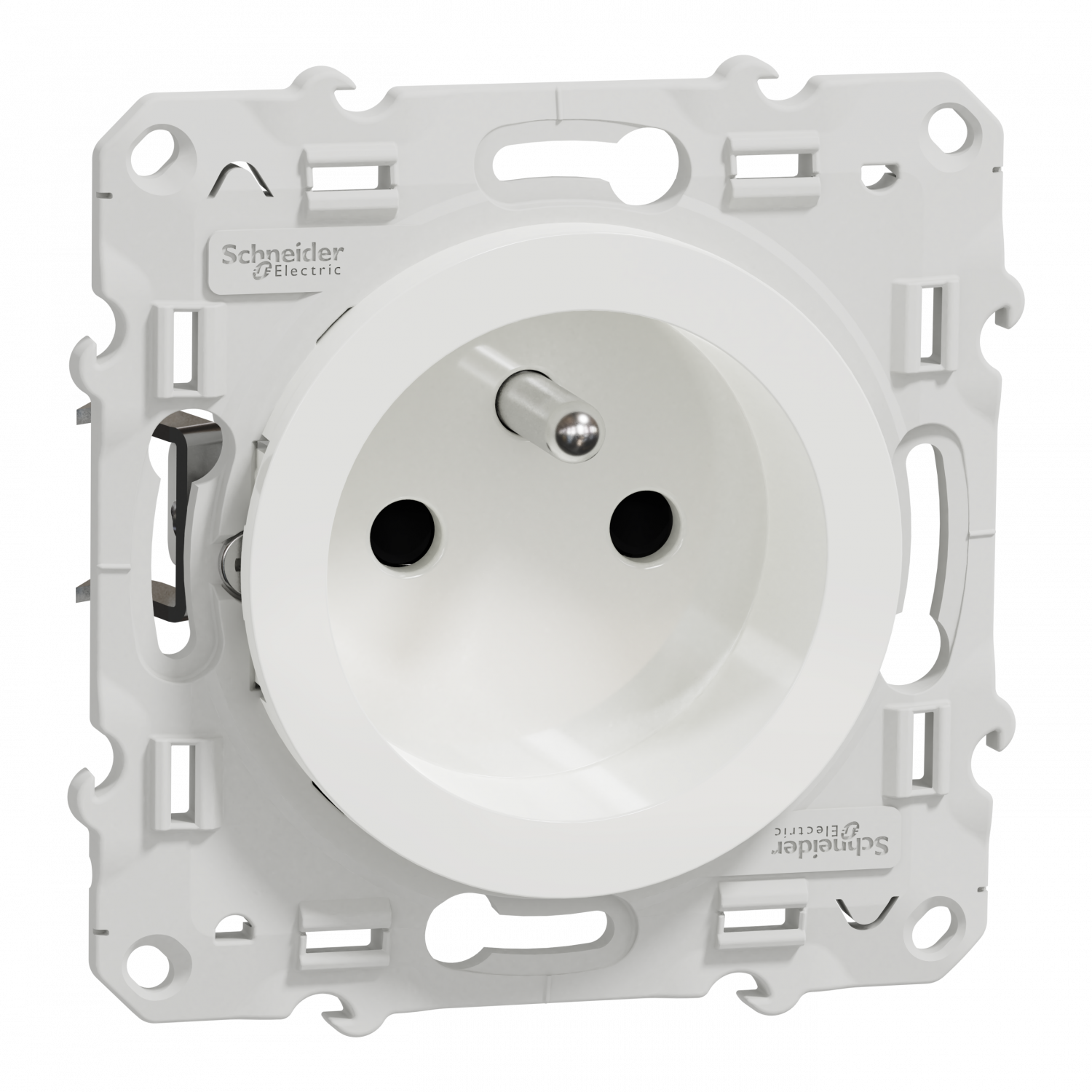 Odace - lot de 40 PC 2P+T S520049 - 4 connexions auto par pôle - blanc