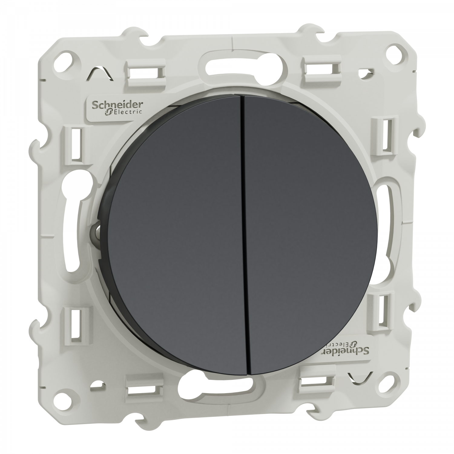 Odace - double va-et-vient anthracite