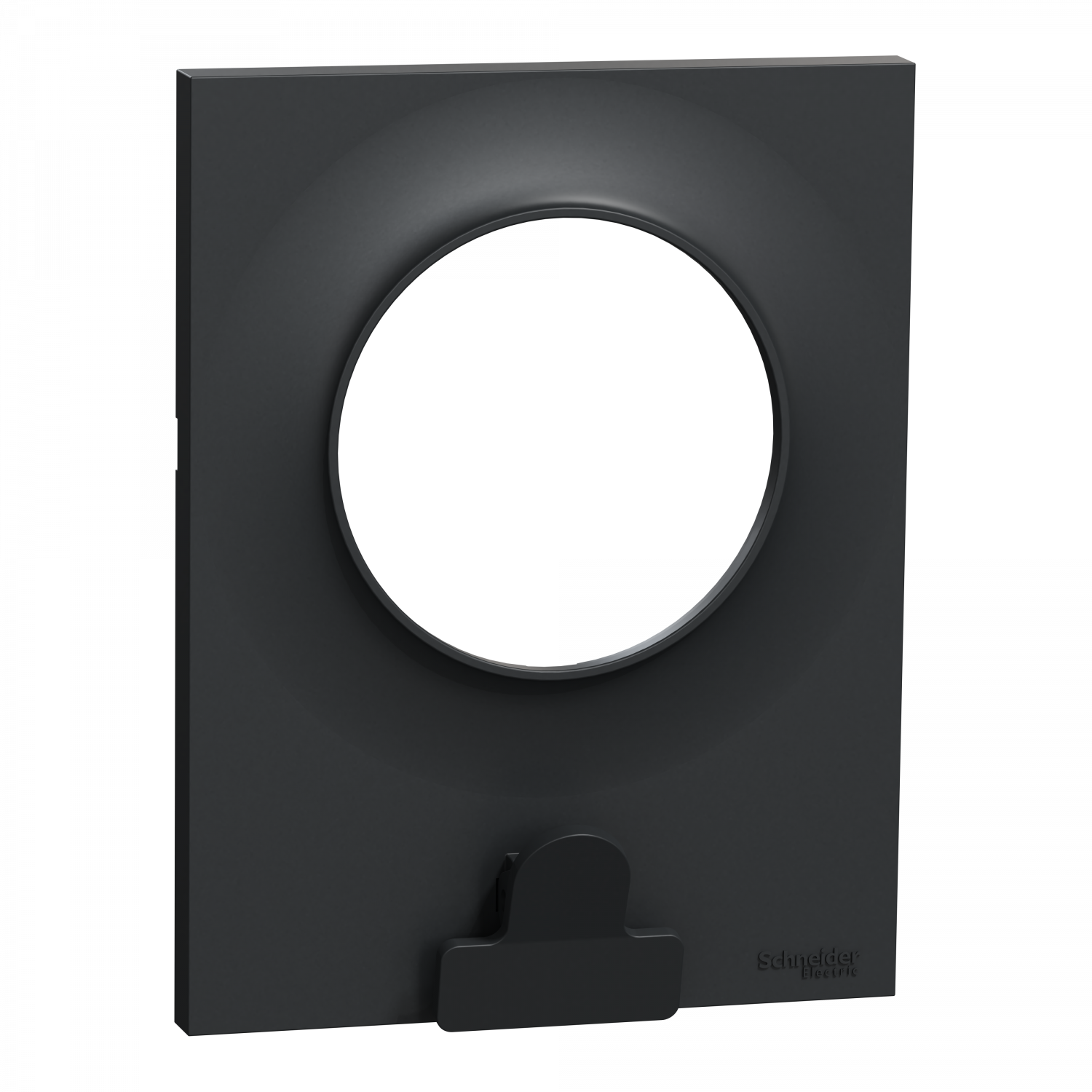 Odace Styl Pratic - plaque avec pince multi-usage 1 poste anthracite