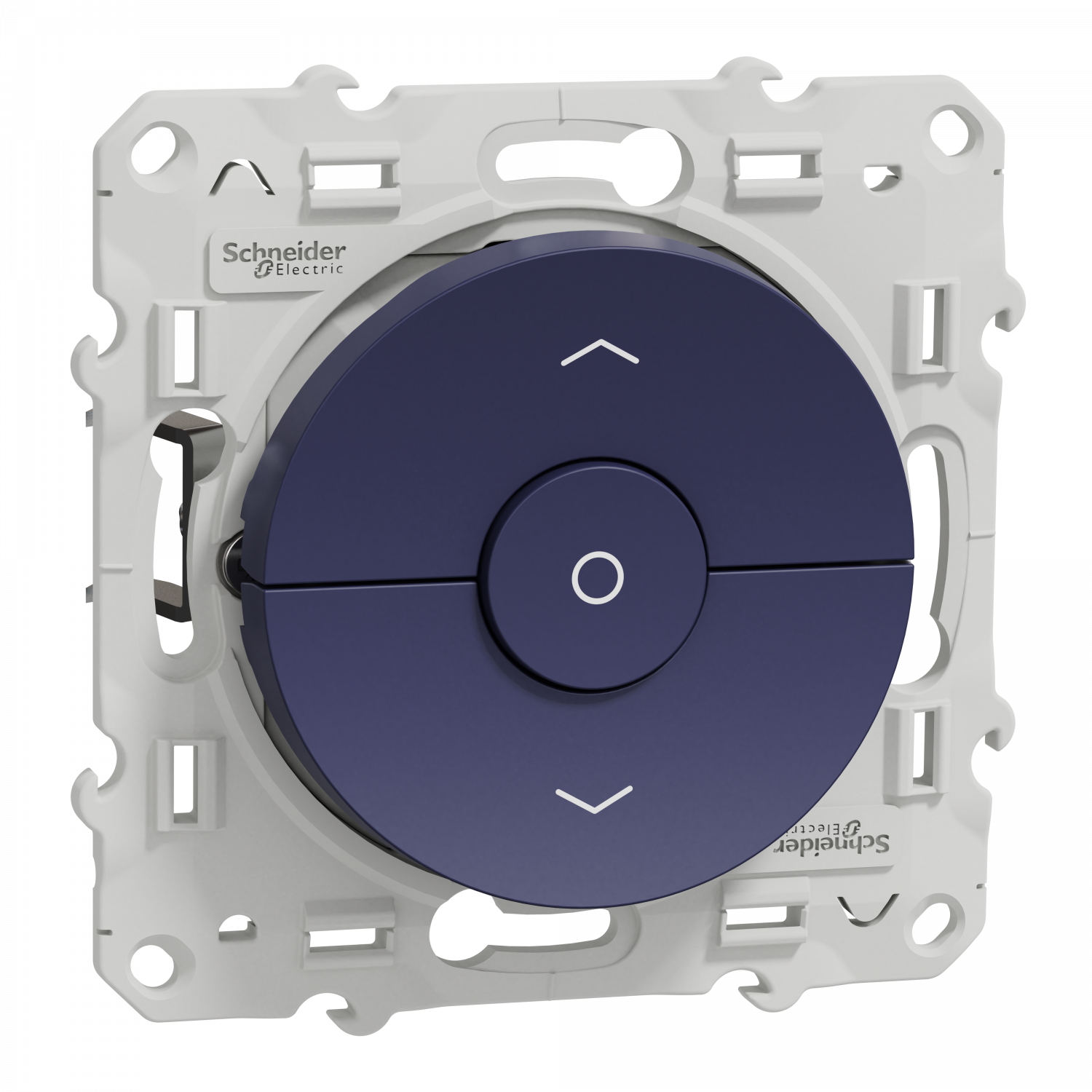 Odace - inter - cobalt - 3 boutons montée/descente/stop pour volets-roulants