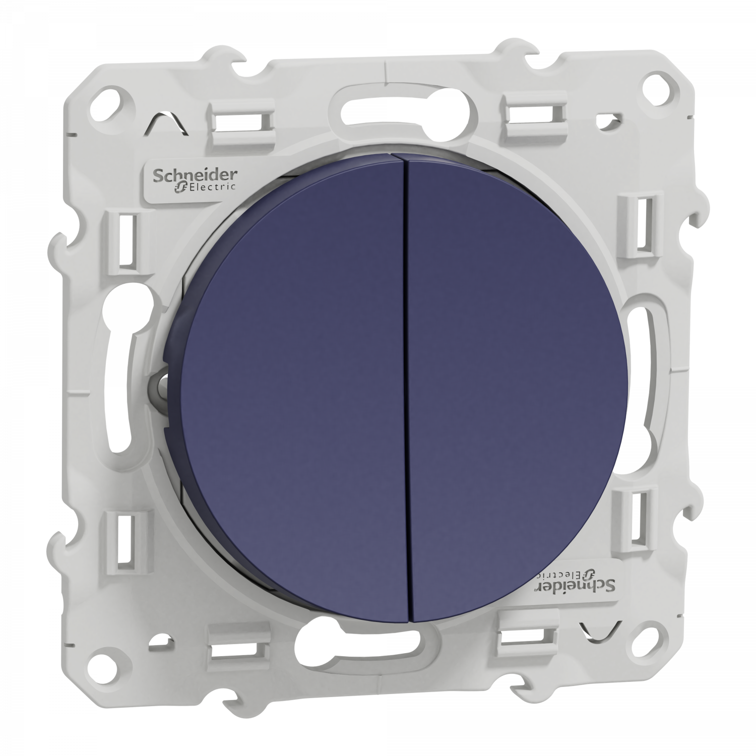 Odace - double poussoir - cobalt