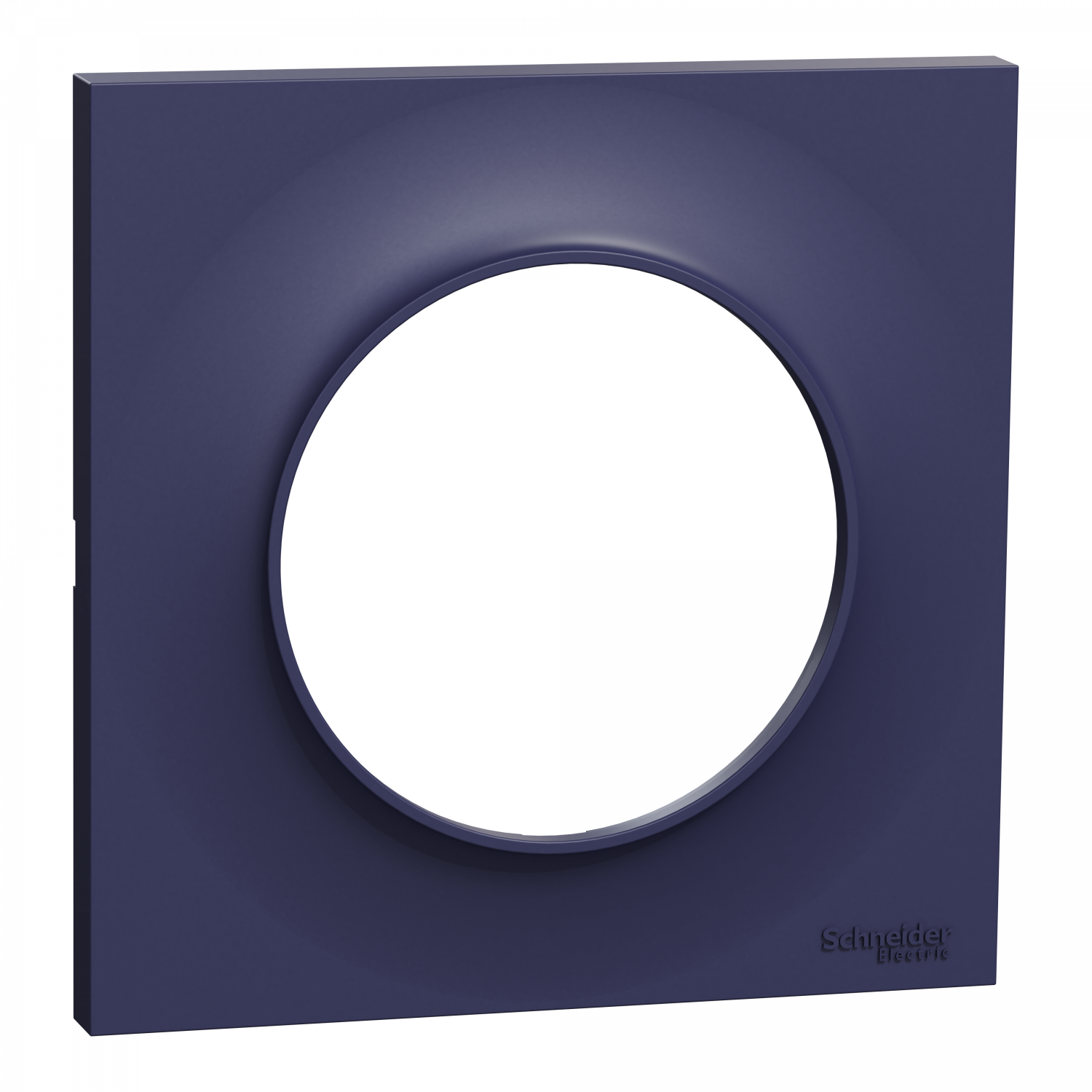 Odace Styl - plaque 1 poste bleu cobalt