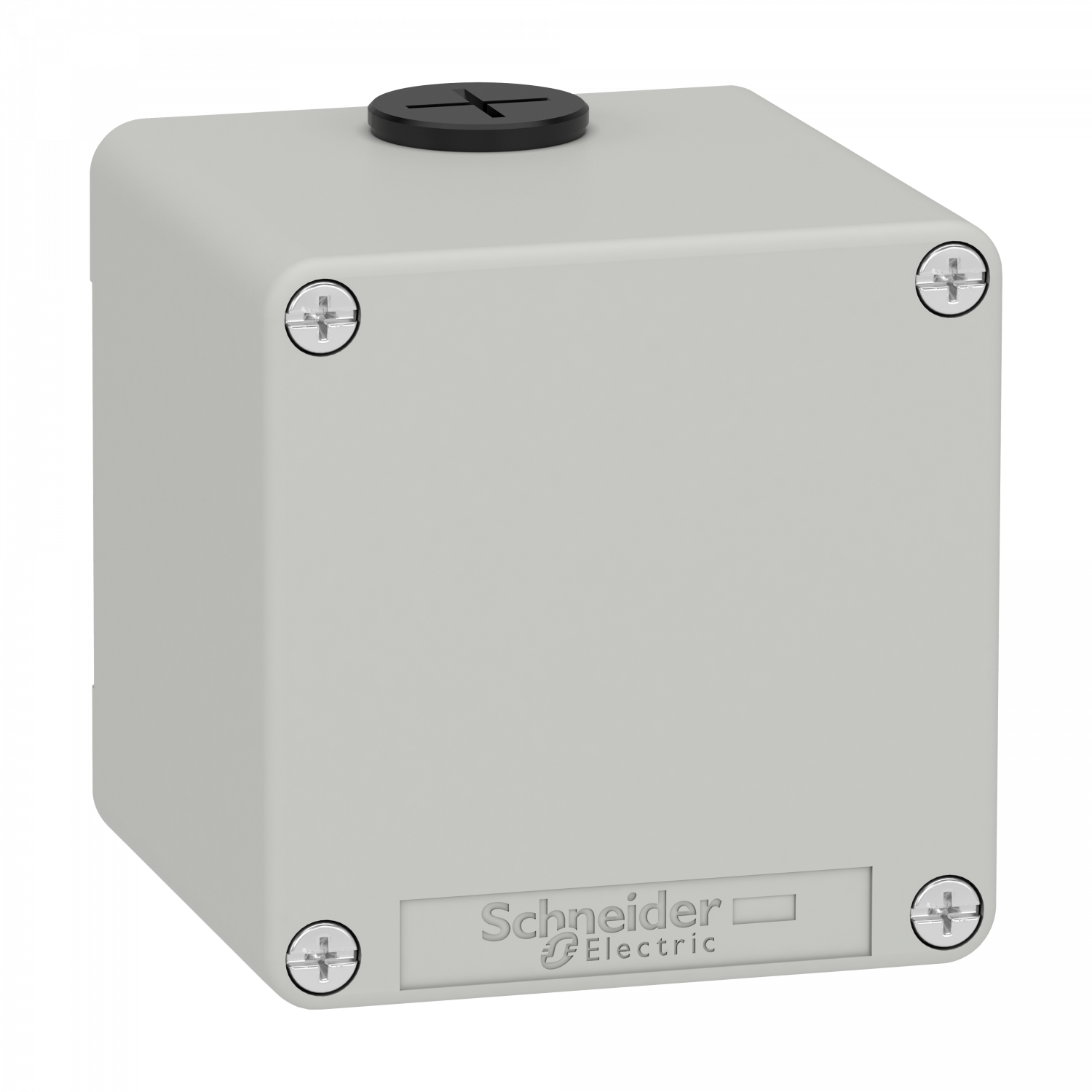 Boite métal vide grise - M20 x2 - non percée - 80x80x77 mm - UL cULus