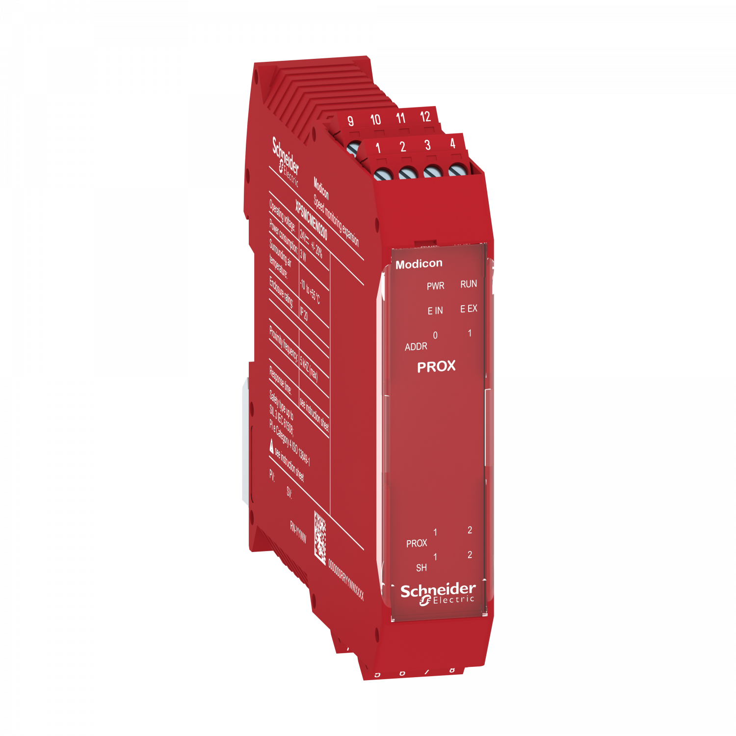 Preventa XPSMCM - module de contrôle de vitesse 2 entrées connecteur à vis