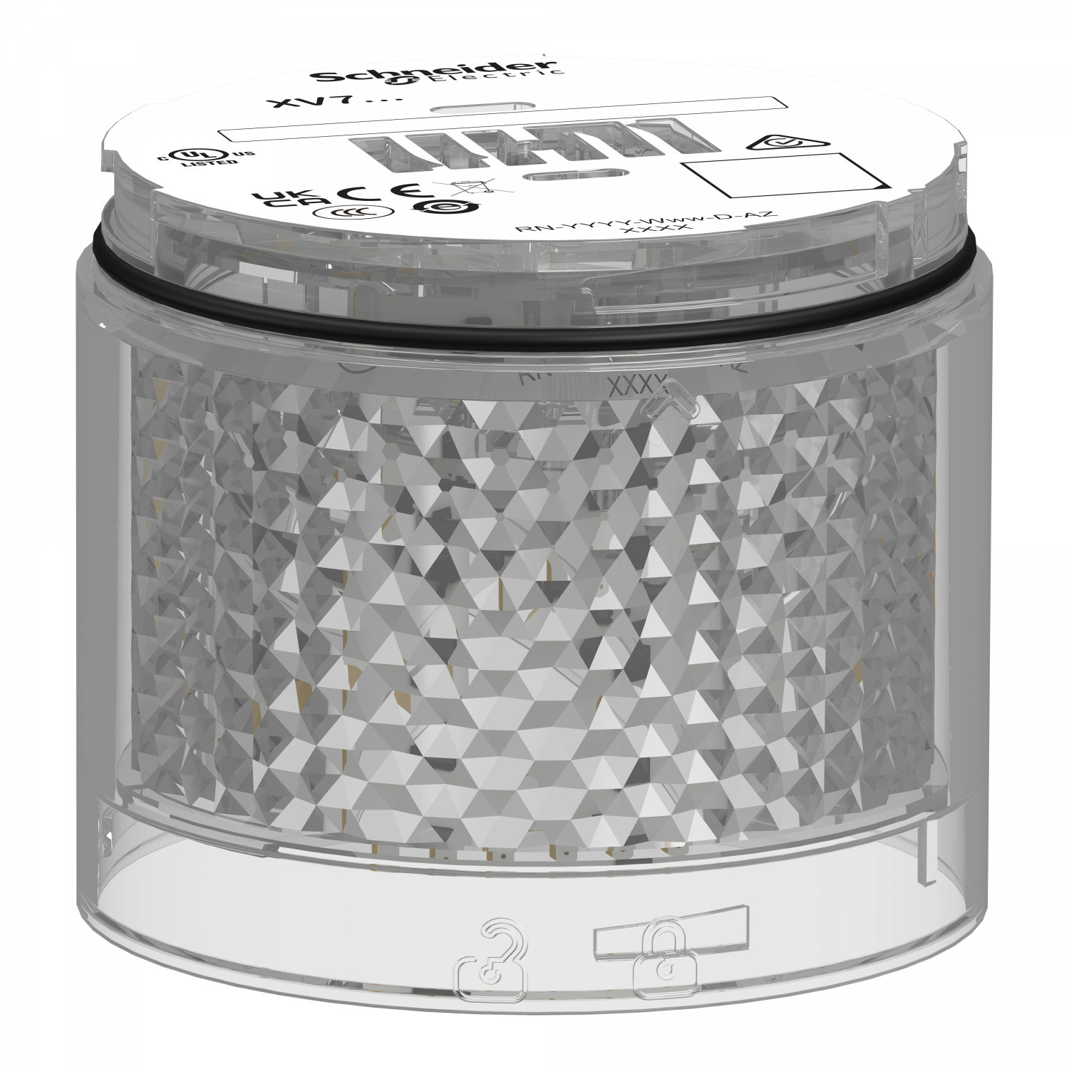 Harmony XVB7 - Elément lumineux Blanc - Eclairage Clignotant - LED 24 VCC