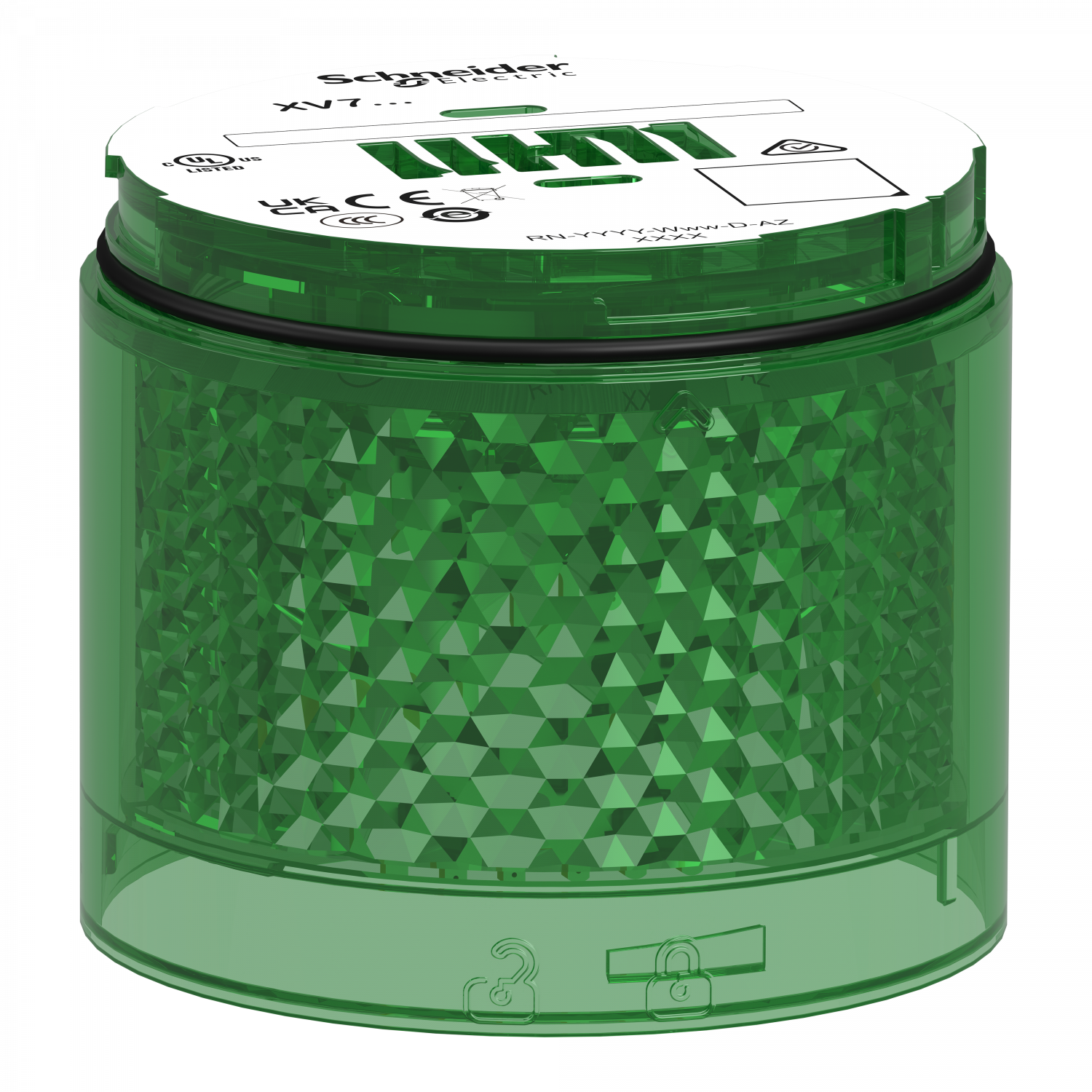 Harmony XVB7 - Elément lumineux Vert - Eclairage flash 2J - LED 24 VCC