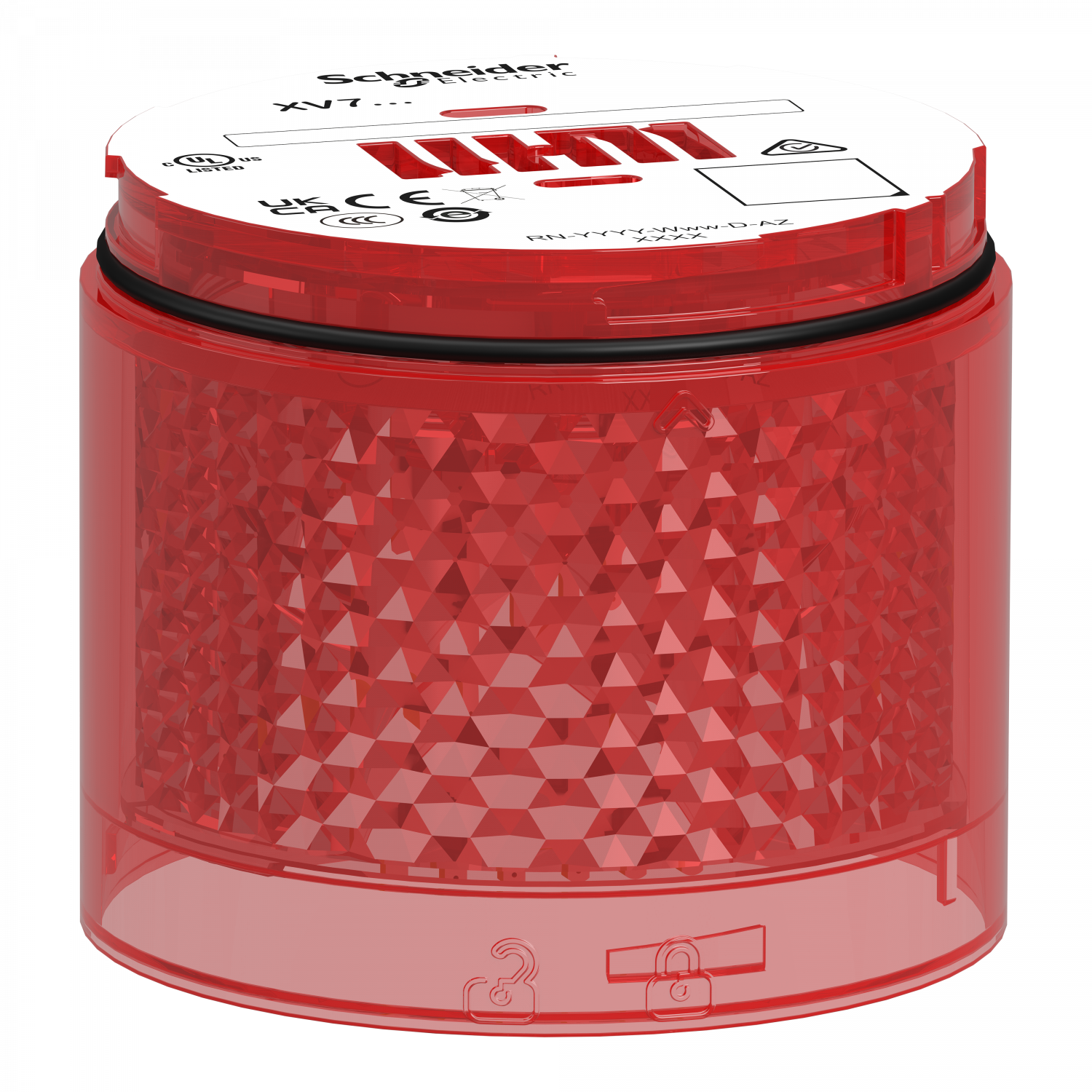 Harmony XVB7 - Elément lumineux Rouge - Eclairage flash 2J - LED 24 VCC